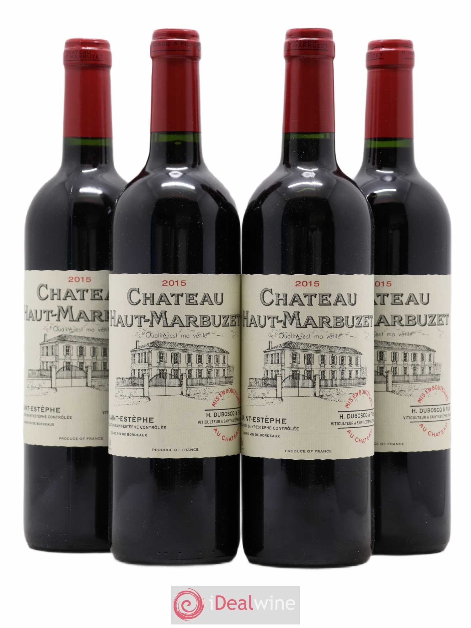 Château Haut Marbuzet 2015 - Lot de 4 bouteilles - 0