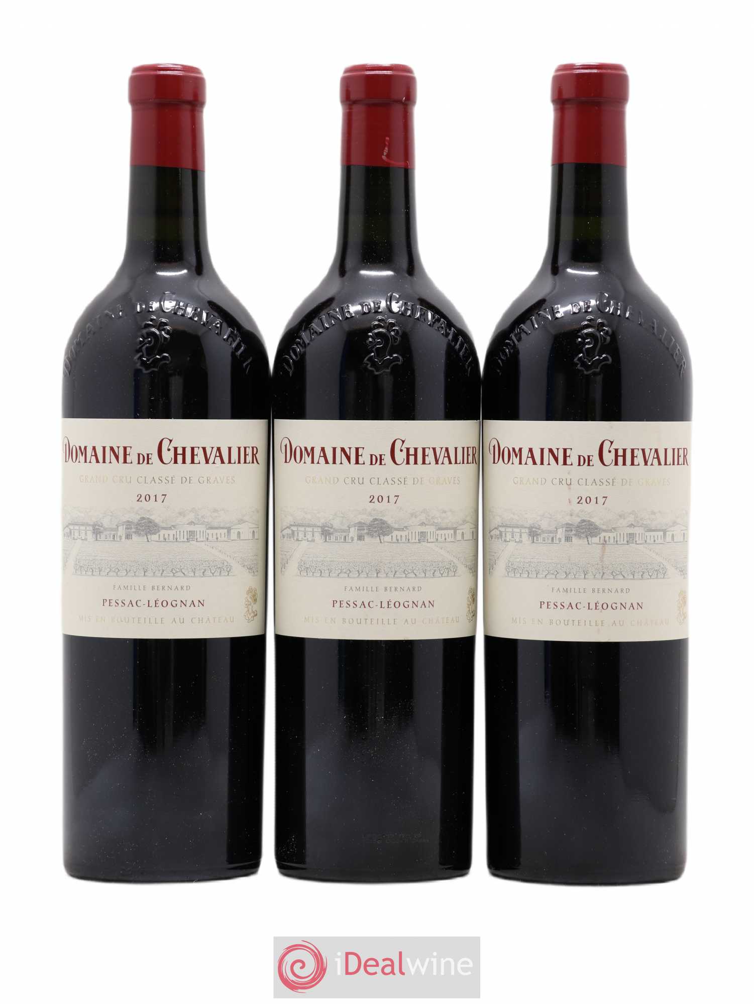 Domaine de Chevalier Cru Classé de Graves 2017 - Lot de 3 bouteilles - 0