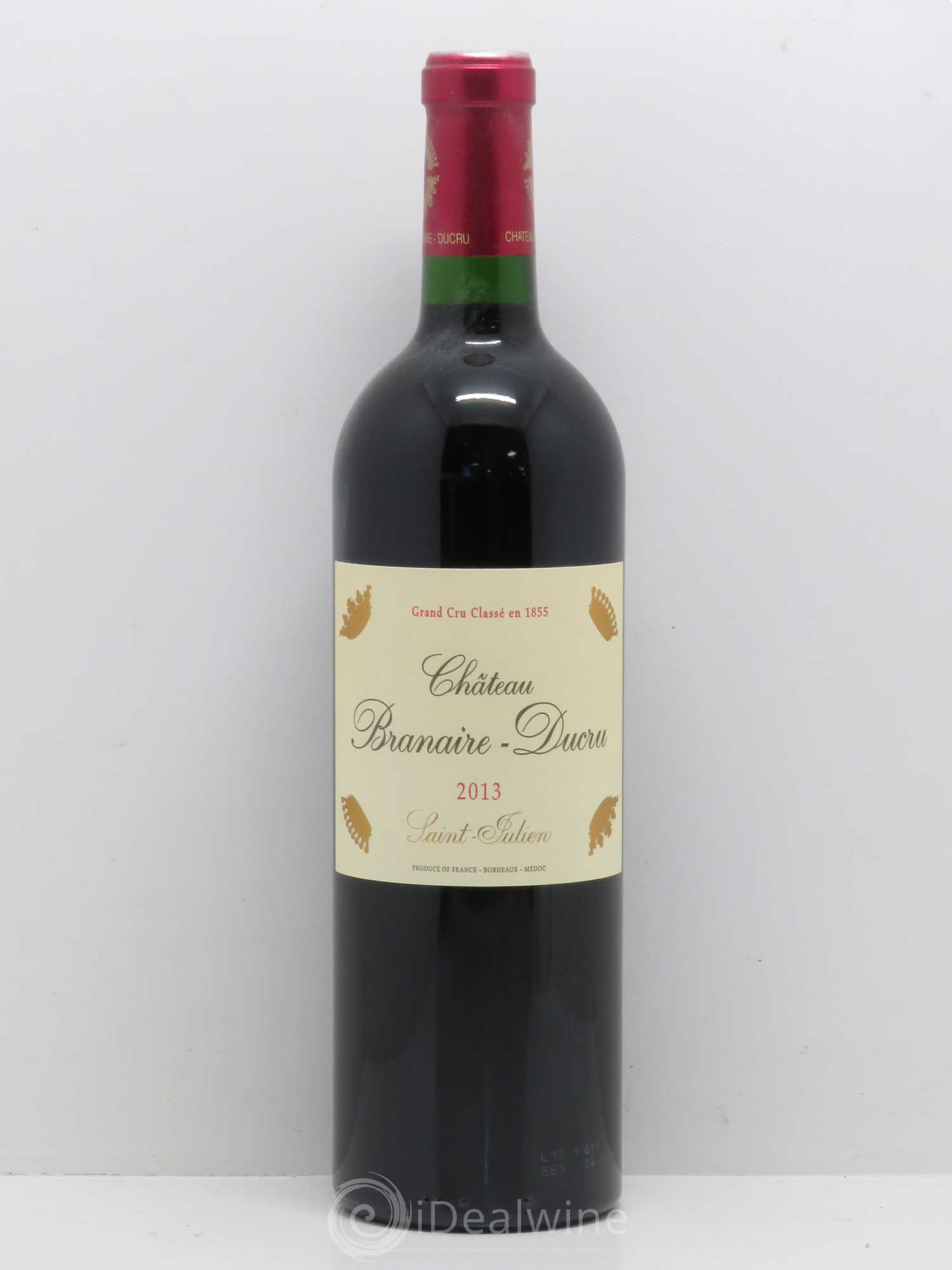 Château Branaire Ducru 4ème Grand Cru Classé 2013 - Lot de 1 bouteille - 0