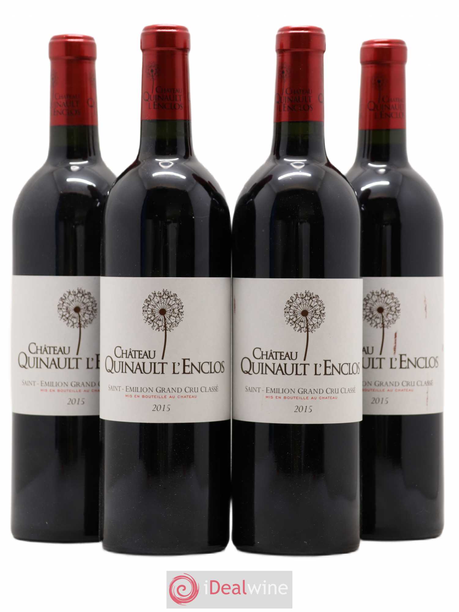 Château Quinault L'Enclos 2015 - Lot de 4 bouteilles - 0