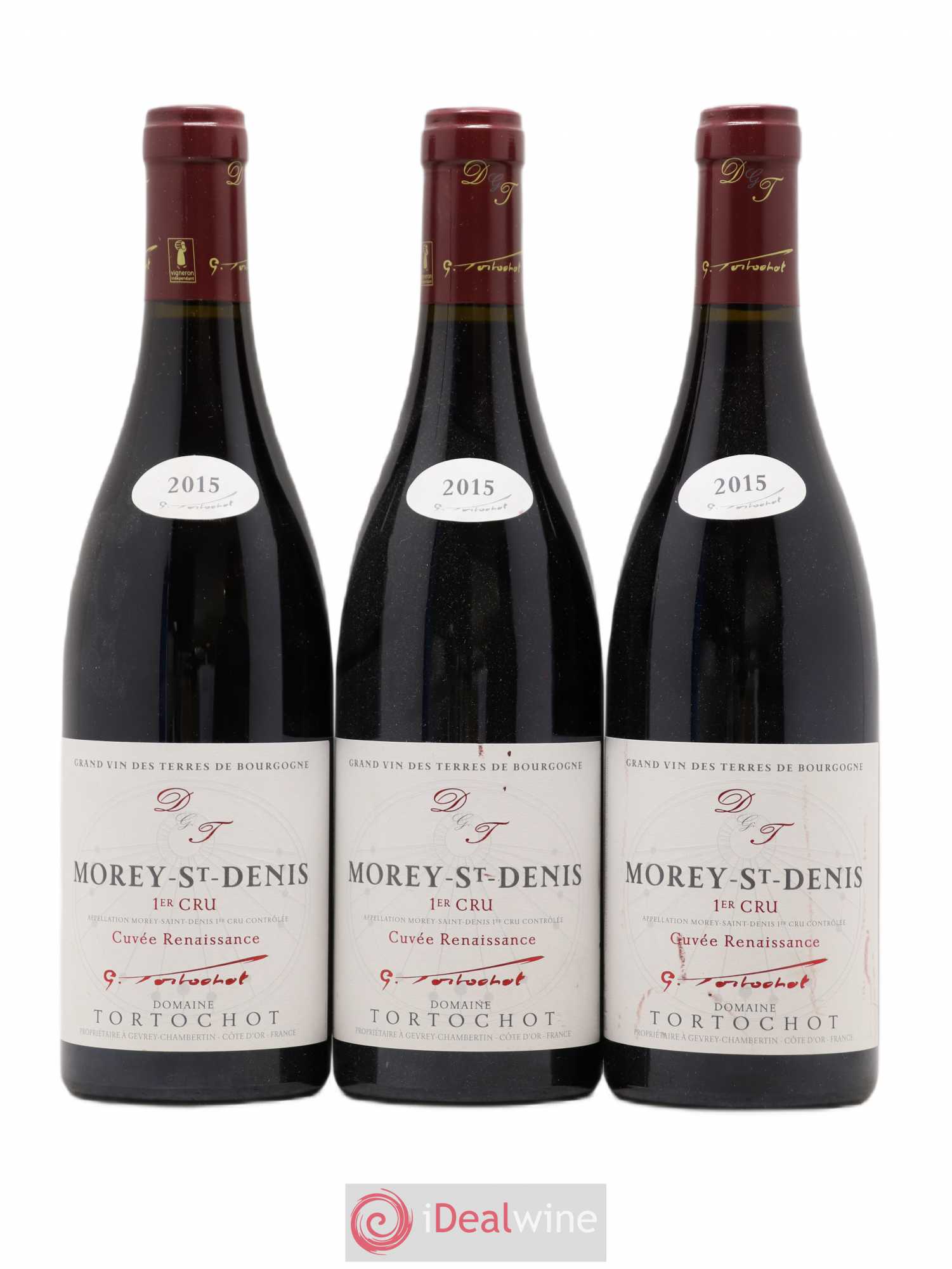 Morey-Saint-Denis 1er Cru Renaissance Tortochot 2015 - Lot de 3 bouteilles - 0