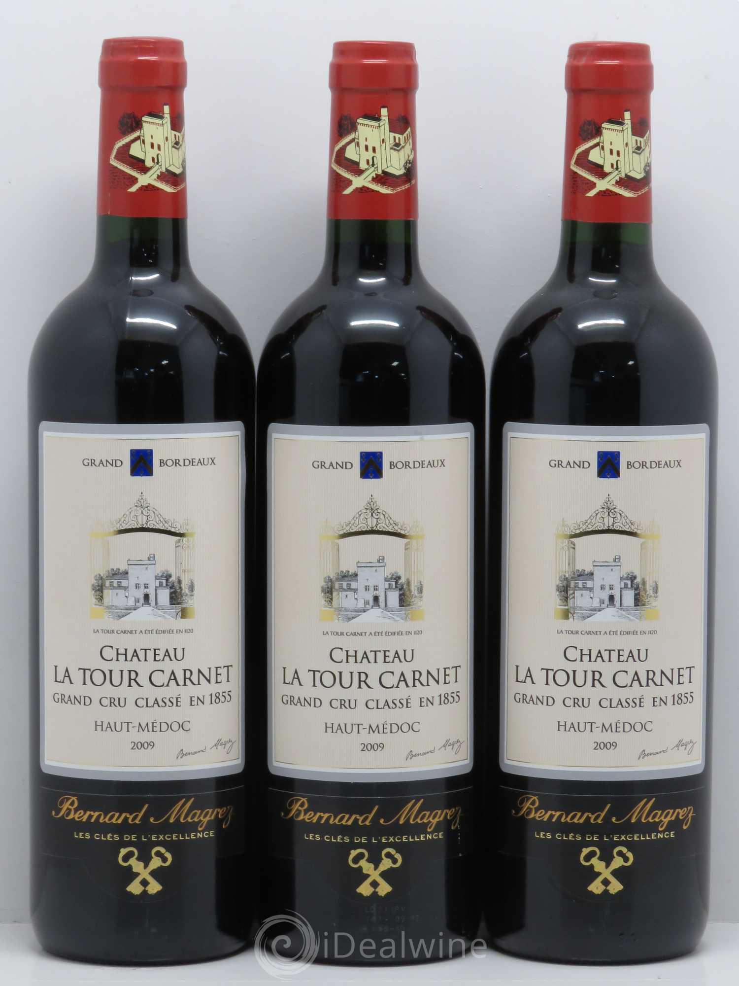 Château la Tour Carnet 4ème Grand Cru Classé 2009 - Lot de 6 bouteilles - 2