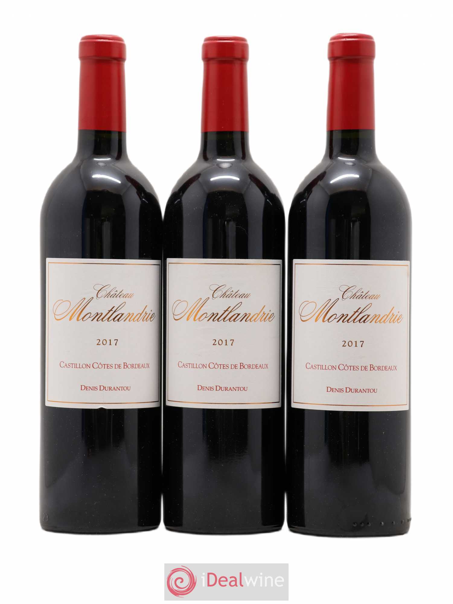Castillon-Côtes-de-Bordeaux (Côtes-de-Castillon) Château Montlandrie 2017 - Lot de 3 bouteilles - 0
