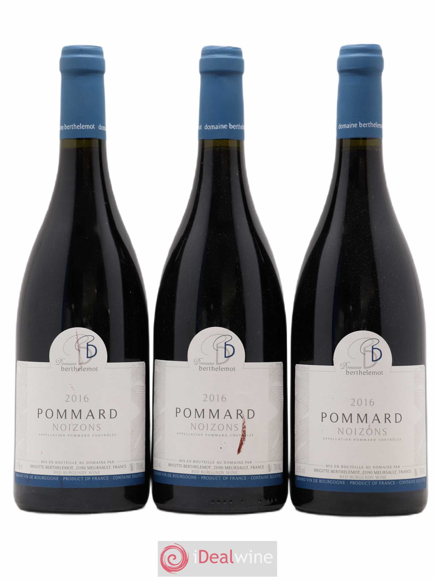 Pommard Noizons Berthelemot 2016 - Posten von 3 Flaschen - 0