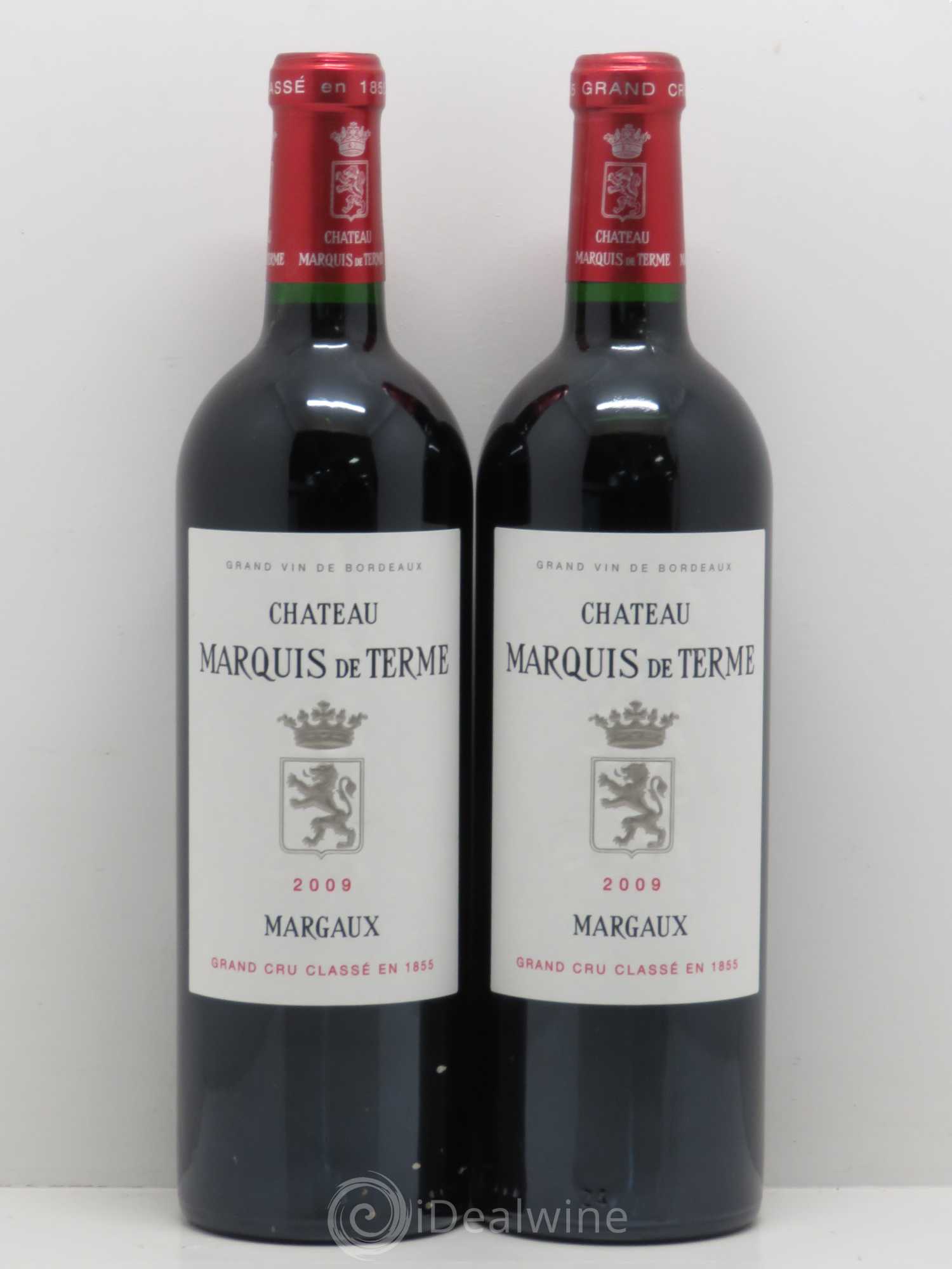 Château Marquis de Terme 4ème Grand Cru Classé 2009 - Lot de 5 bouteilles - 2