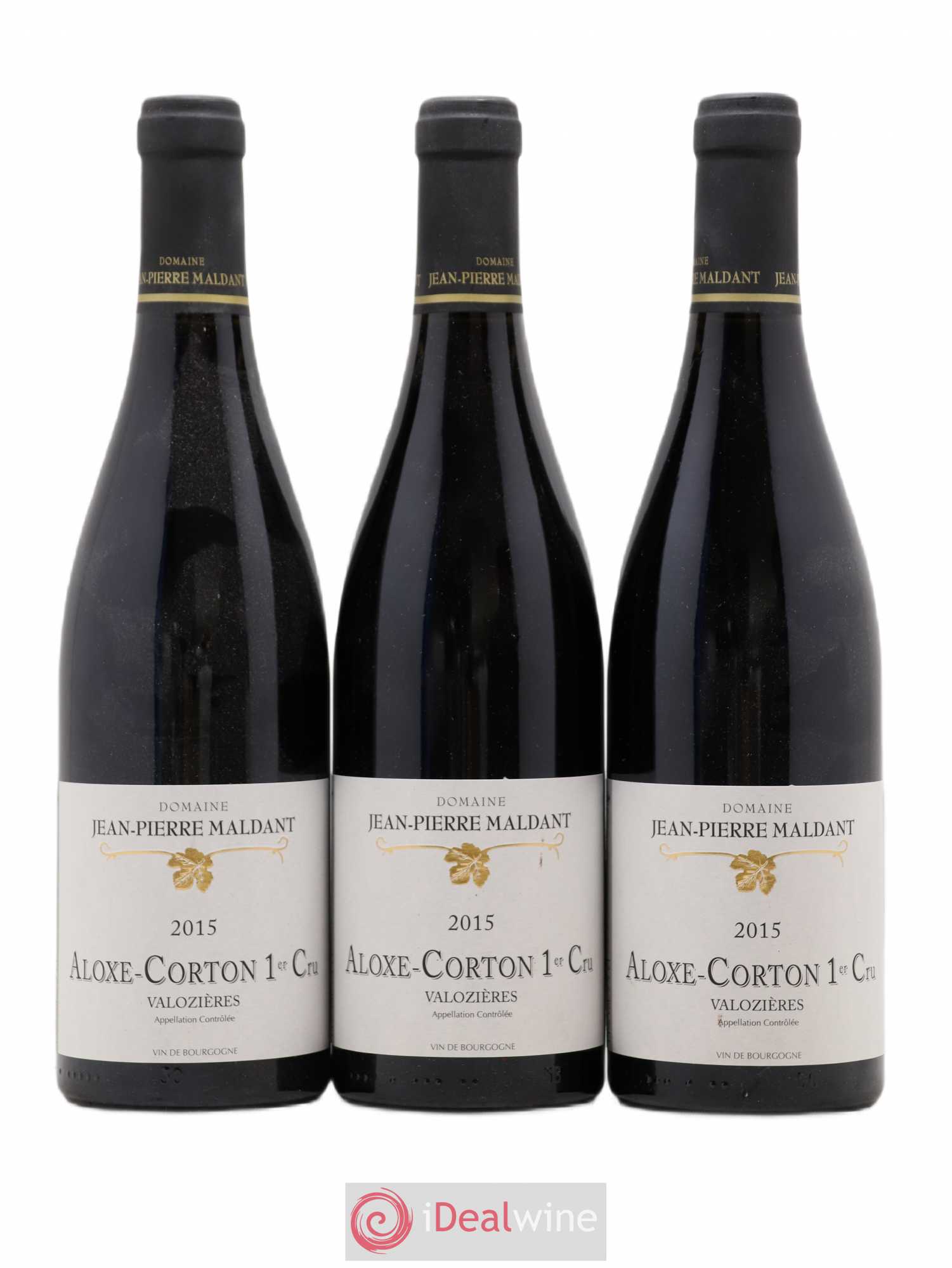 Aloxe-Corton 1er Cru Les Valozieres Maldant 2015 - Posten von 3 Flaschen - 0