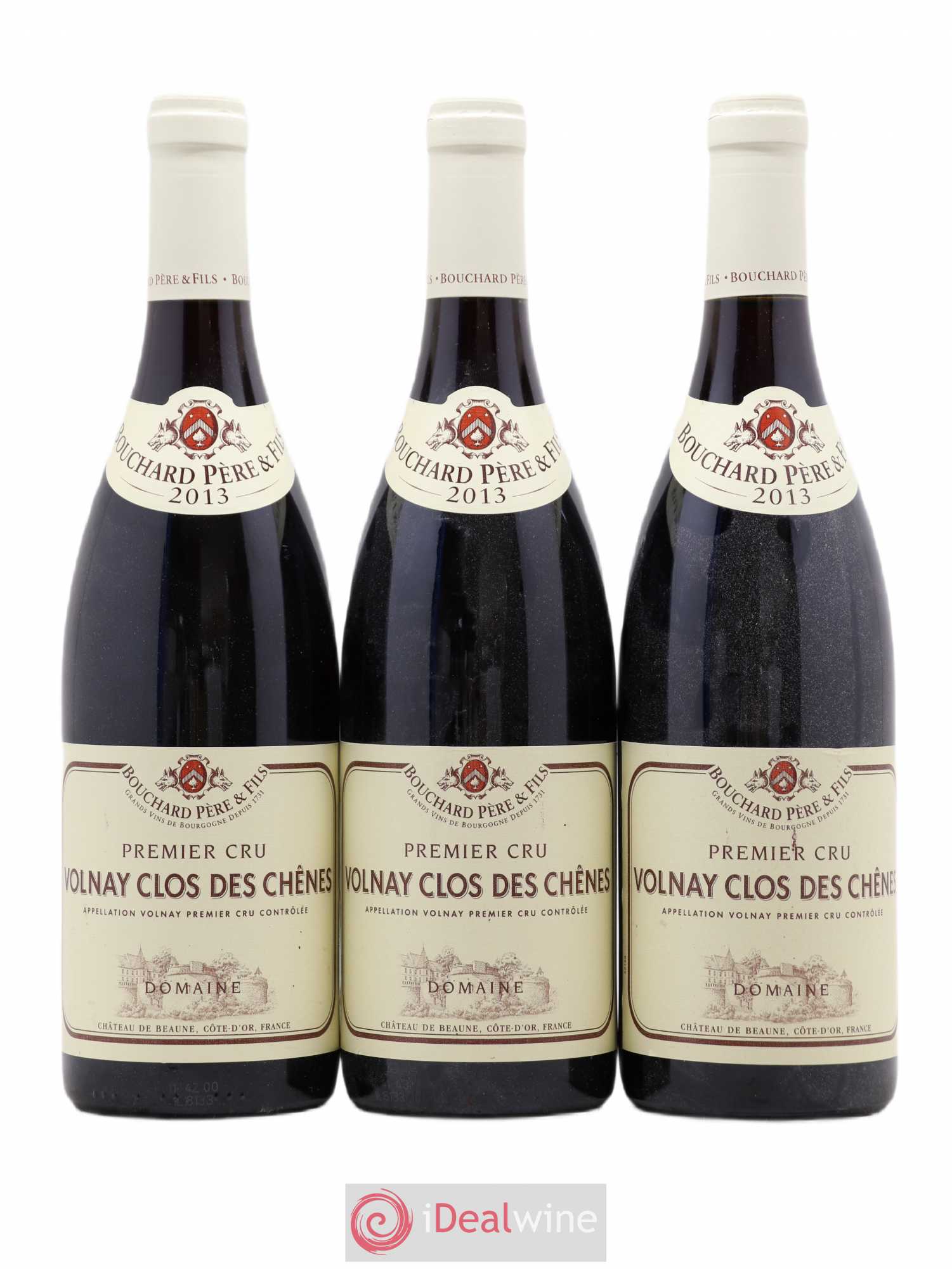 Volnay 1er Cru Clos des Chênes Bouchard Père & Fils 2013 - Lot de 3 bouteilles - 0
