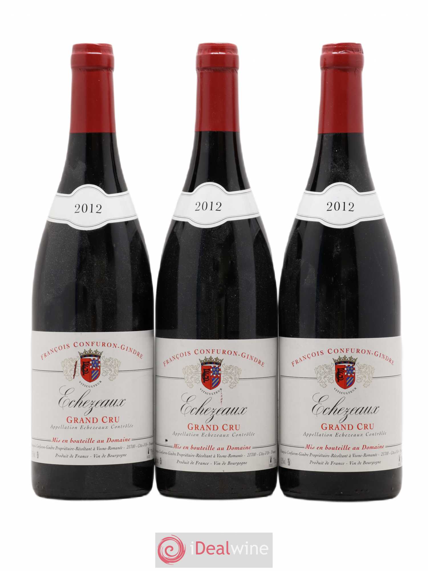 Echezeaux Grand Cru Confuron Gindre 2012 - Lot de 3 bouteilles - 0
