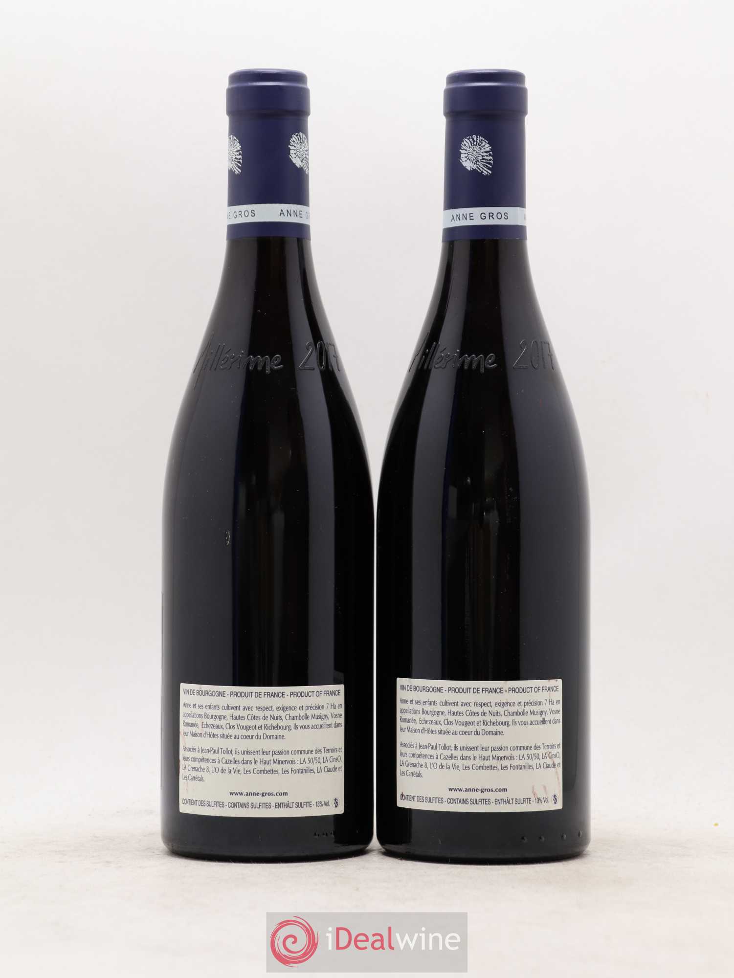 Echezeaux Grand Cru Les Loachausses Anne Gros 2017 - Lot de 2 bouteilles - 1