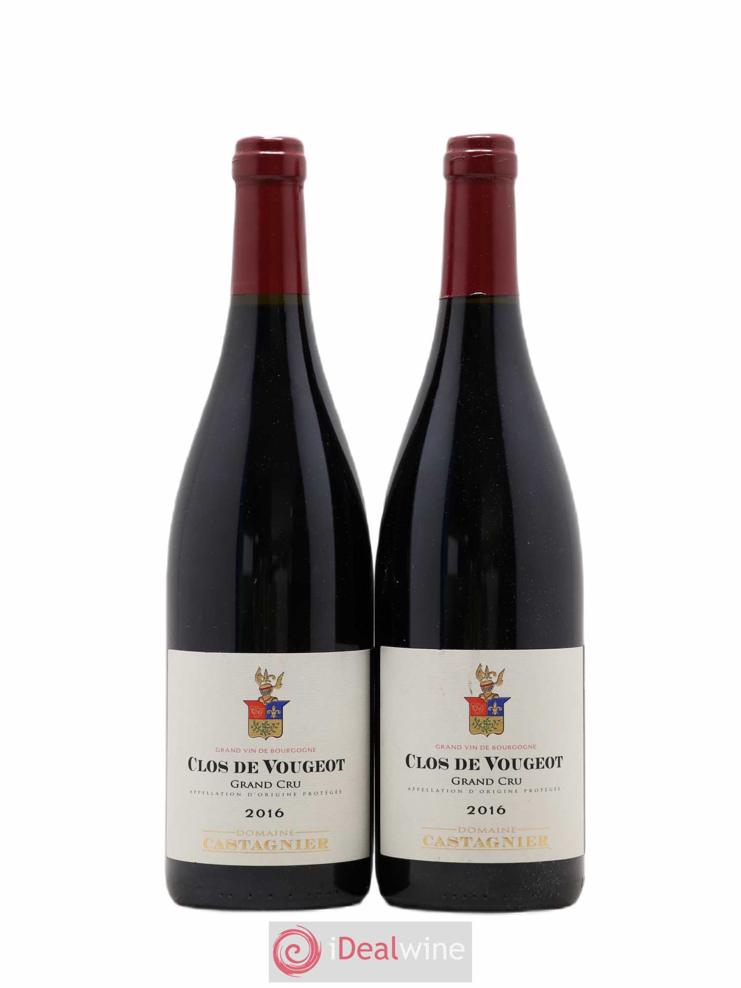 Clos de Vougeot Grand Cru Castagnier (Domaine) 2016 - Lot de 2 bouteilles - 0