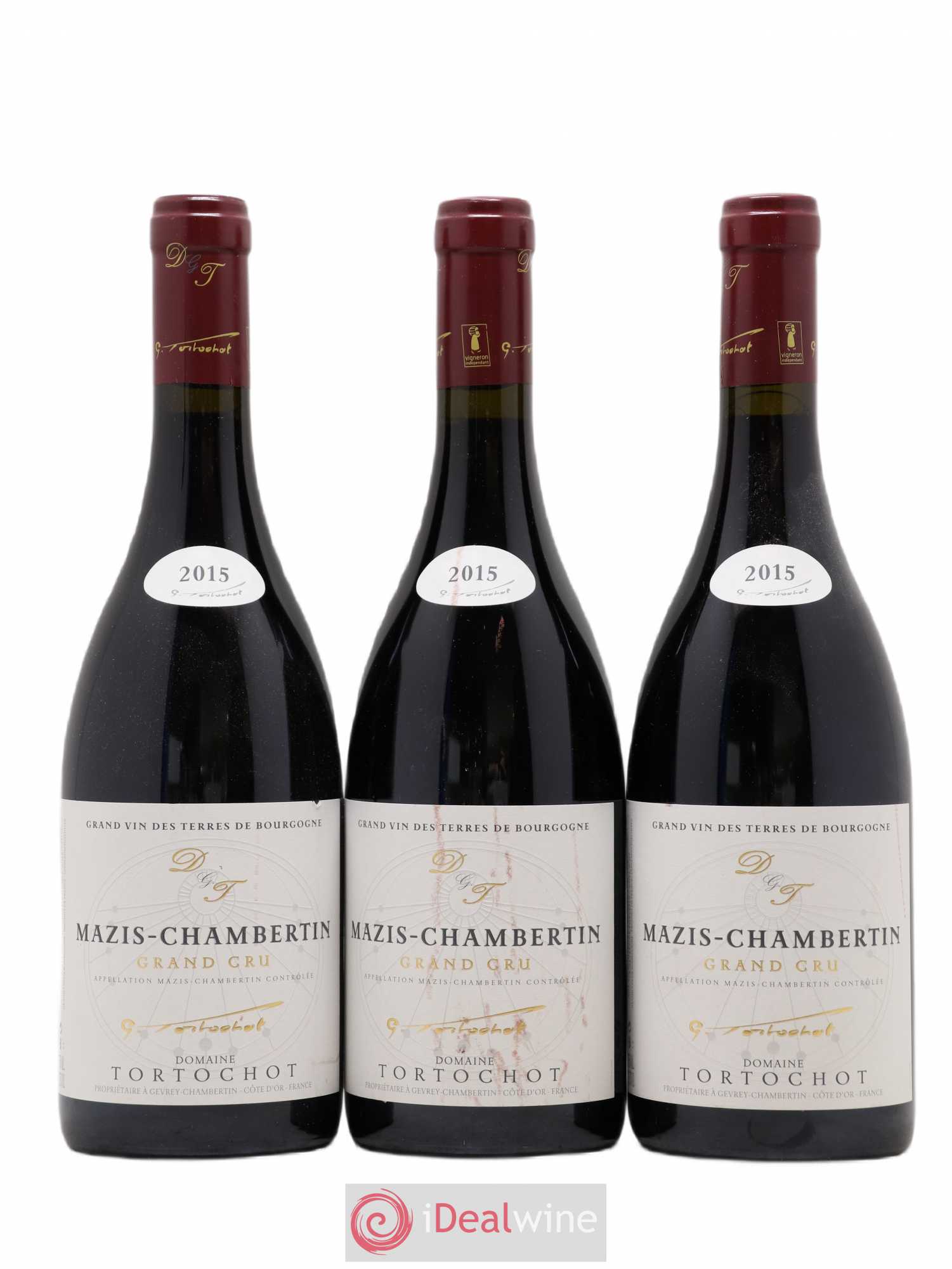 Mazis-Chambertin Grand Cru Tortochot (Domaine) 2015 - Lot de 3 bouteilles - 0