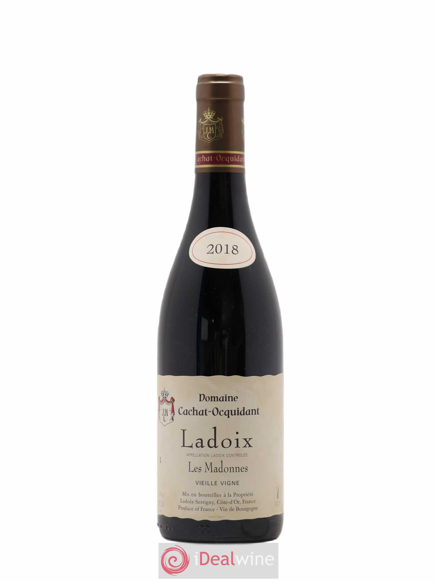 Ladoix Les Madonnes Vieilles Vignes Cachat Ocquidant 2018 - Posten von 1 Flasche - 0
