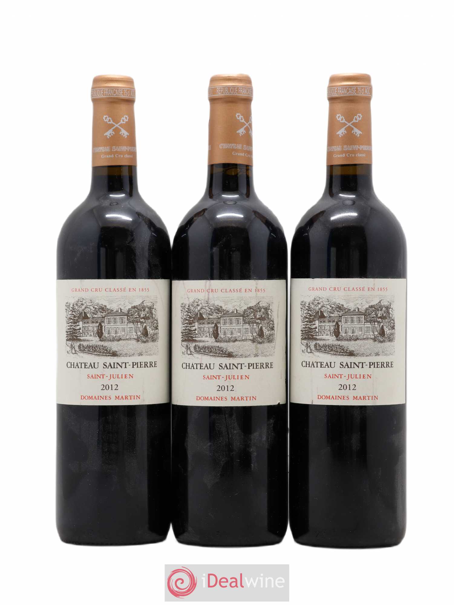 Château Saint-Pierre 2012 - Lot de 3 bouteilles - 0