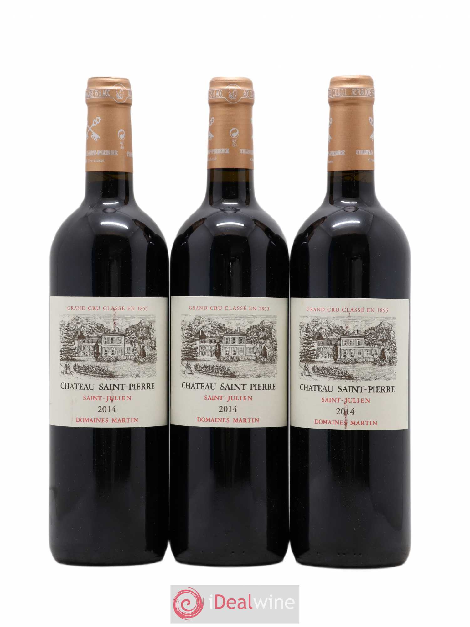 Château Saint-Pierre 2014 - Lot de 3 bouteilles - 0