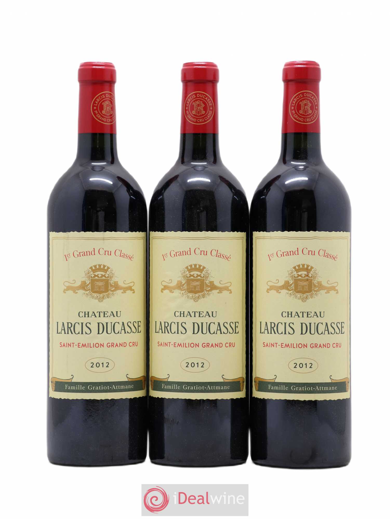Château Larcis Ducasse 1er Grand Cru Classé B 2012 - Lot de 3 bouteilles - 0