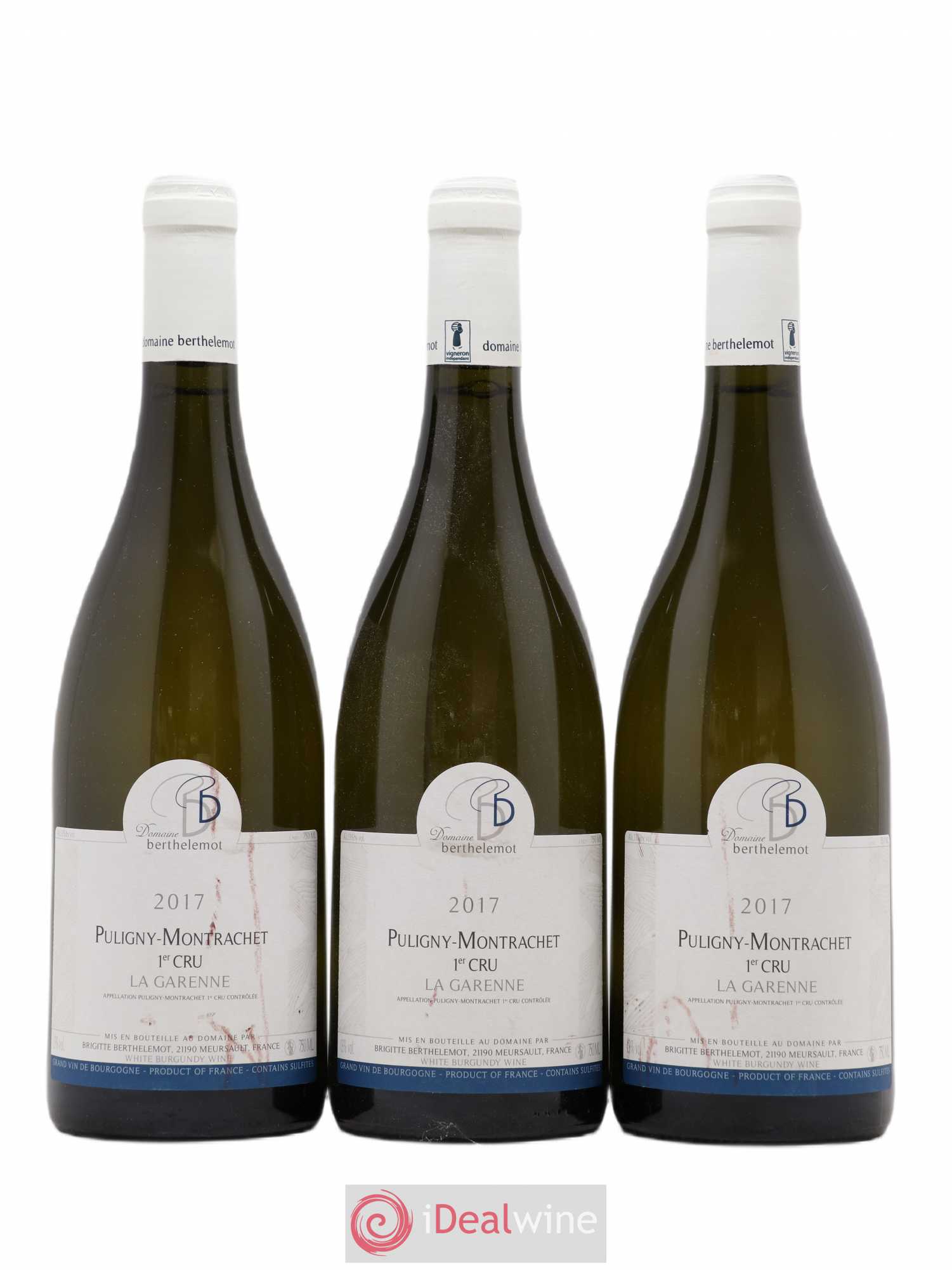 Puligny-Montrachet 1er Cru La Garenne Berthelemot 2017 - Posten von 3 Flaschen - 0