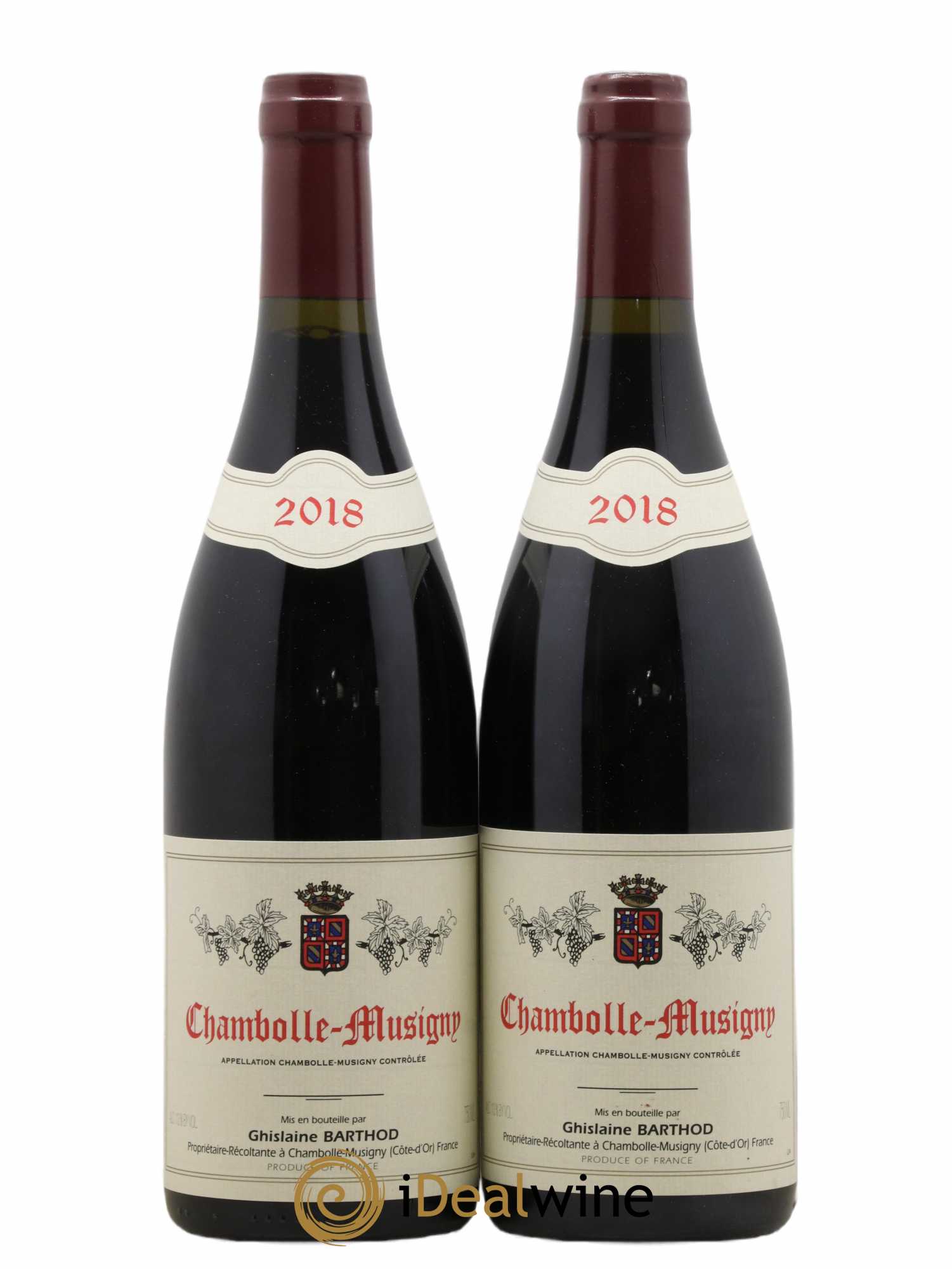 Chambolle-Musigny Ghislaine Barthod 2018 - Lot de 2 bouteilles - 0