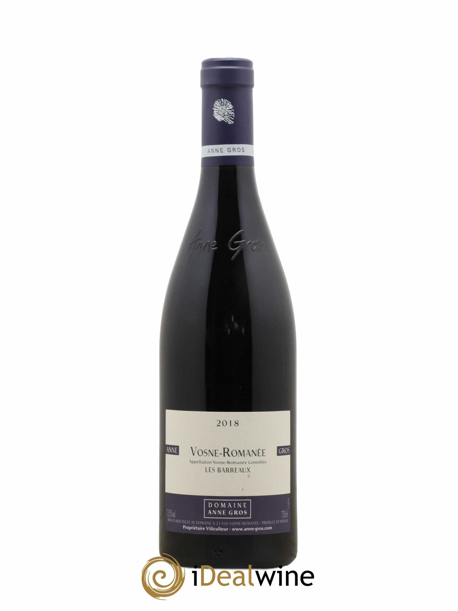 Vosne-Romanée Les Barreaux Anne Gros 2018 - Lot de 1 bouteille - 0
