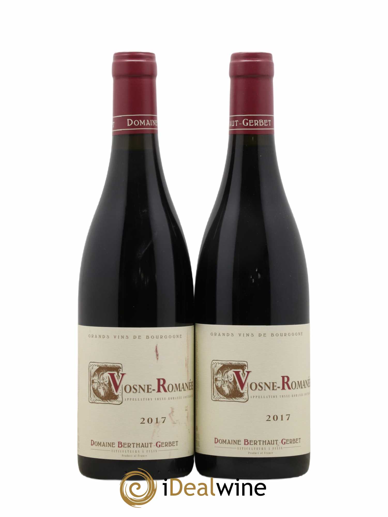 Vosne-Romanée Berthaut Gerbet (Domaine) 2017 - Lot de 2 bouteilles - 0