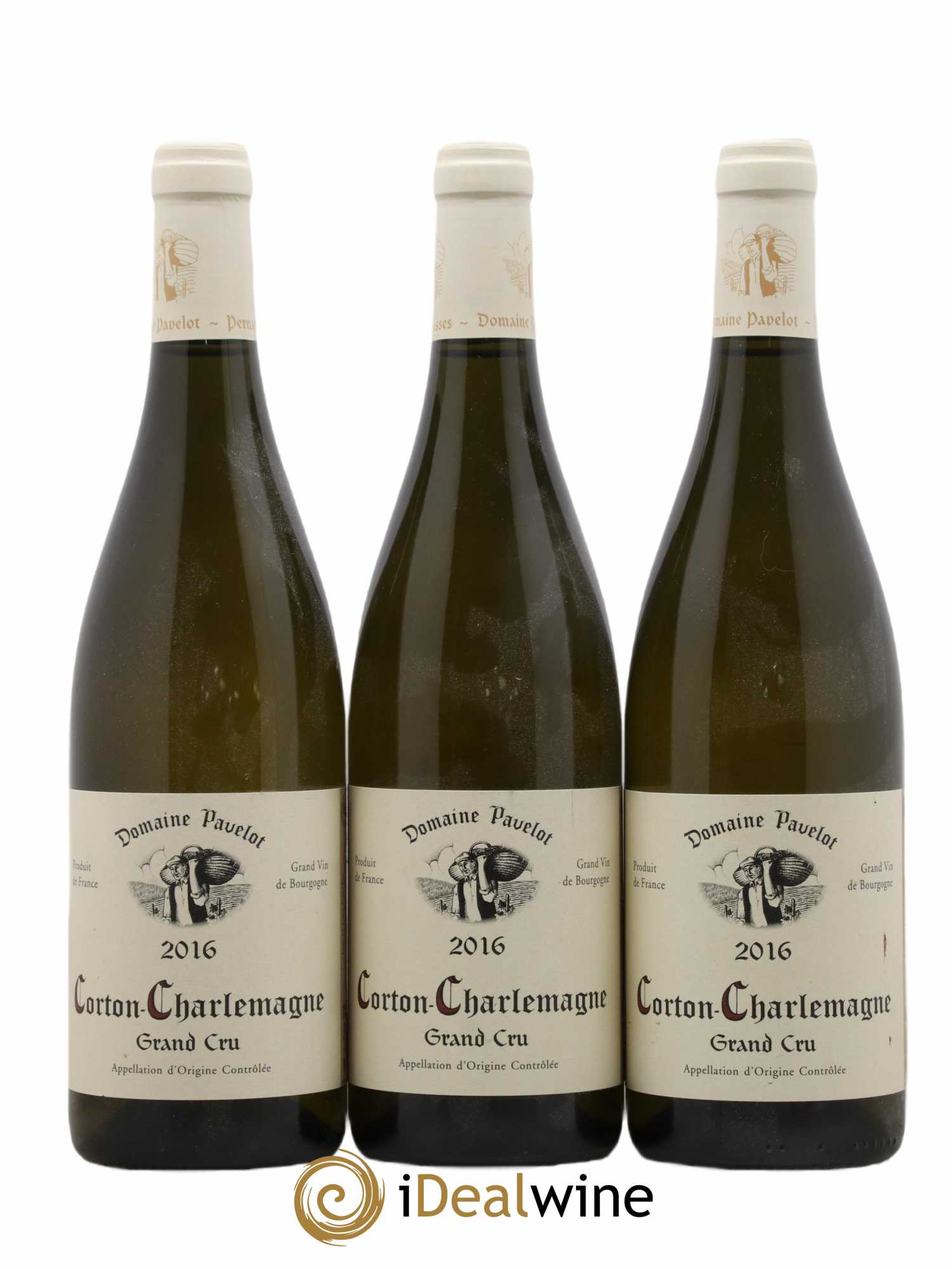 Corton-Charlemagne Grand Cru Pavelot (Domaine) 2016 - Lot de 3 bouteilles - 0