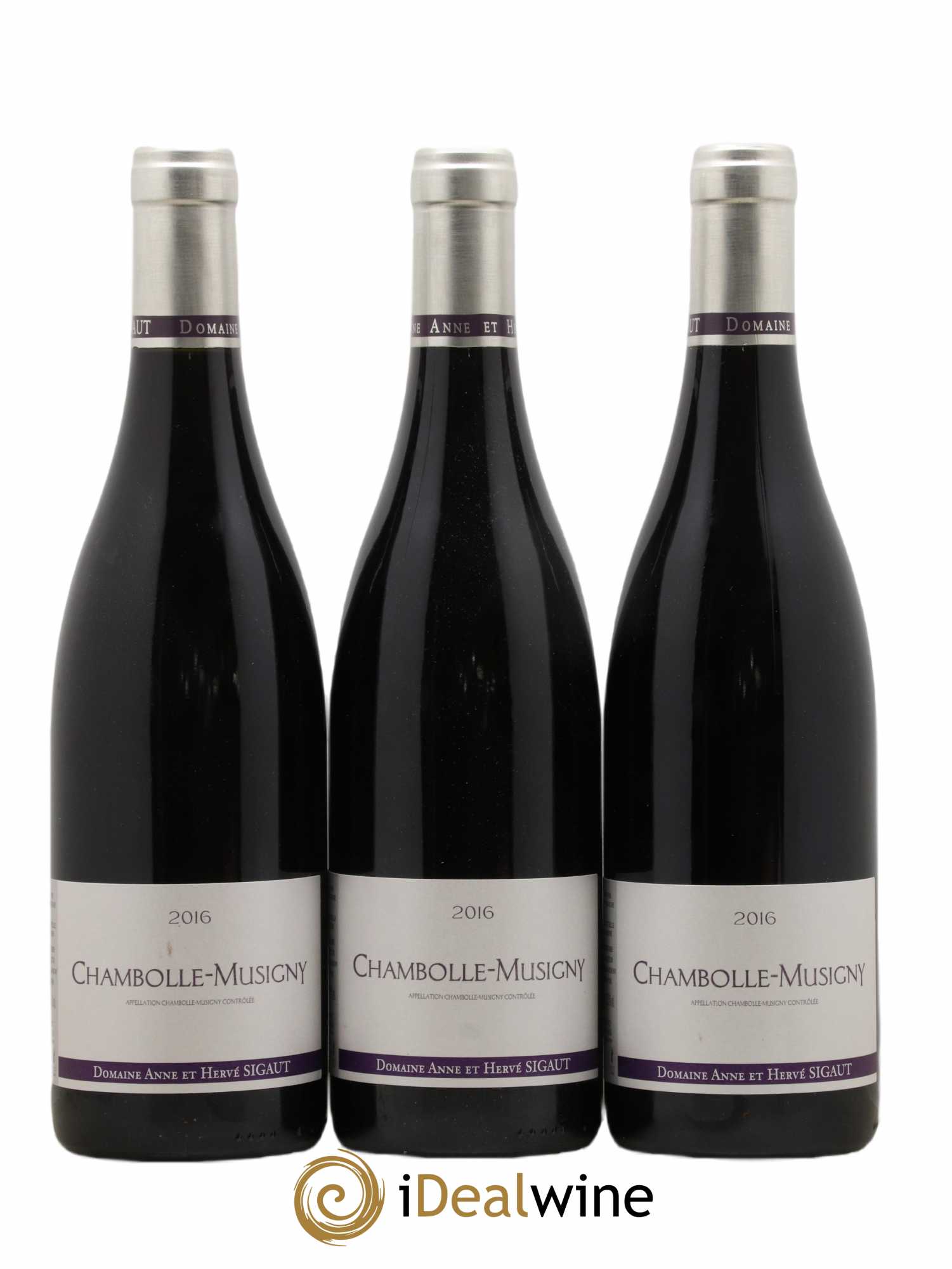 Chambolle-Musigny Anne et Hervé Sigaut (Domaine) 2016 - Lot de 3 bouteilles - 0