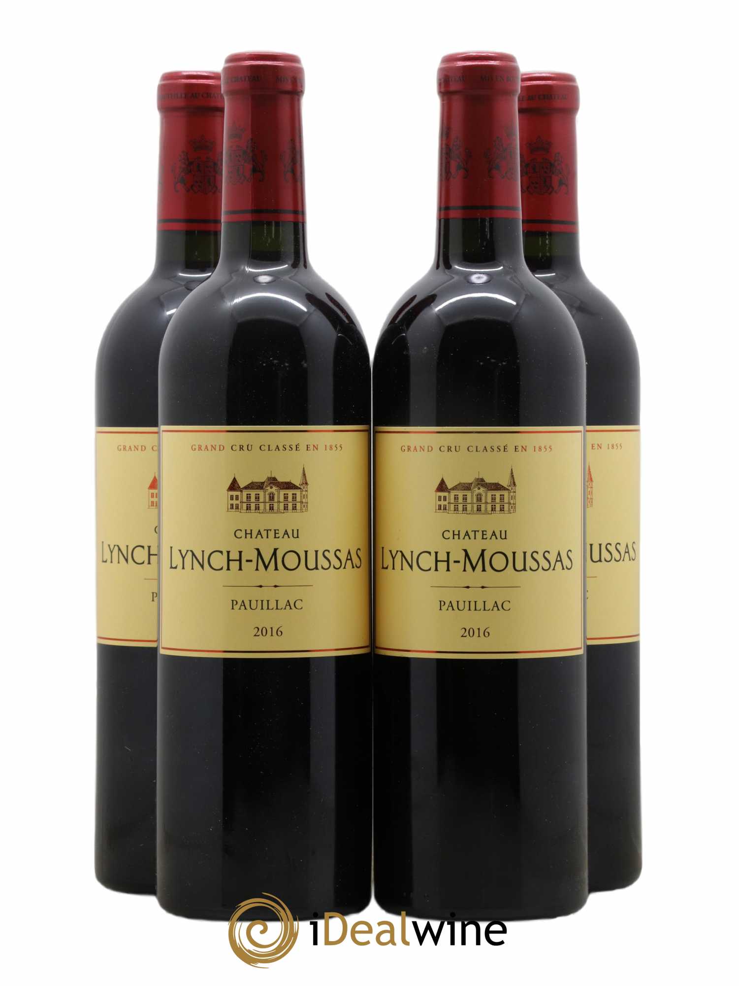 Château Lynch Moussas 5ème Grand Cru Classé 2016 - Lot de 4 bouteilles - 0