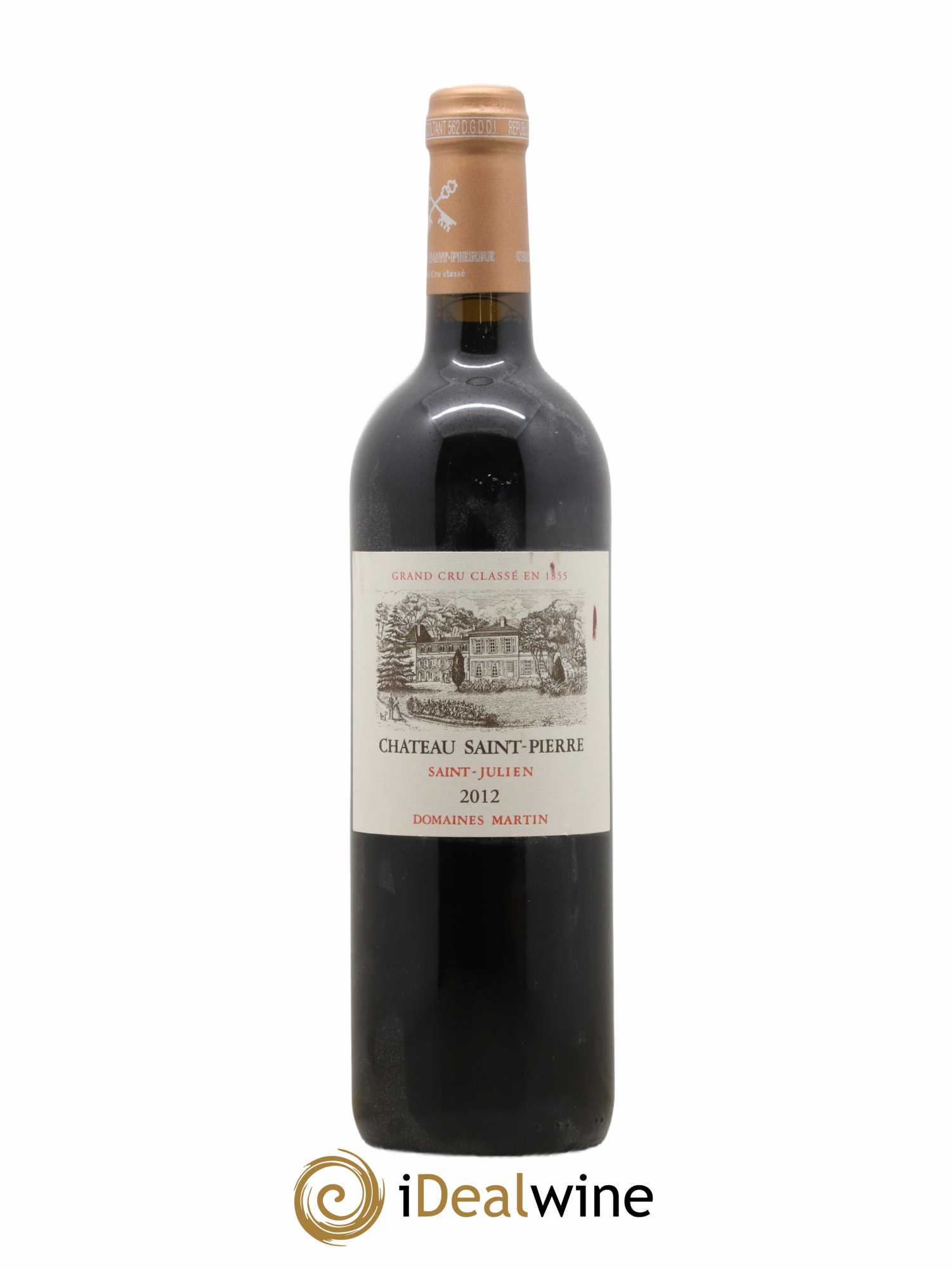 Château Saint-Pierre 4ème Grand Cru Classé (sans prix de réserve) 2012 - Lot de 1 bouteille - 0