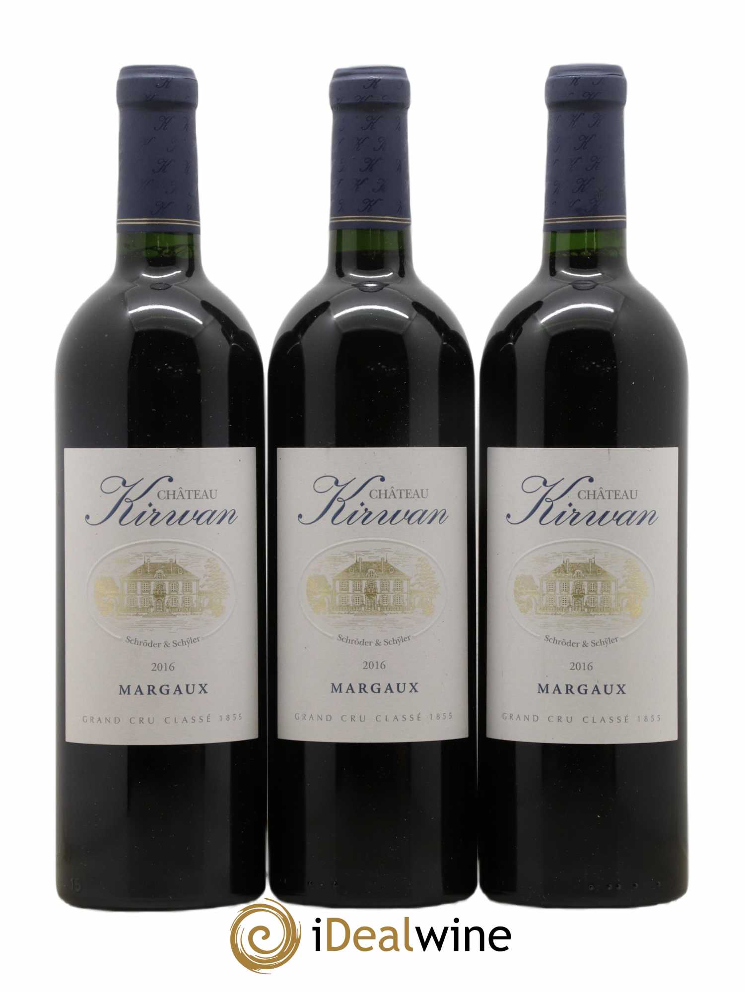 Château Kirwan 3ème Grand Cru Classé 2016 - Lot de 3 bouteilles - 0