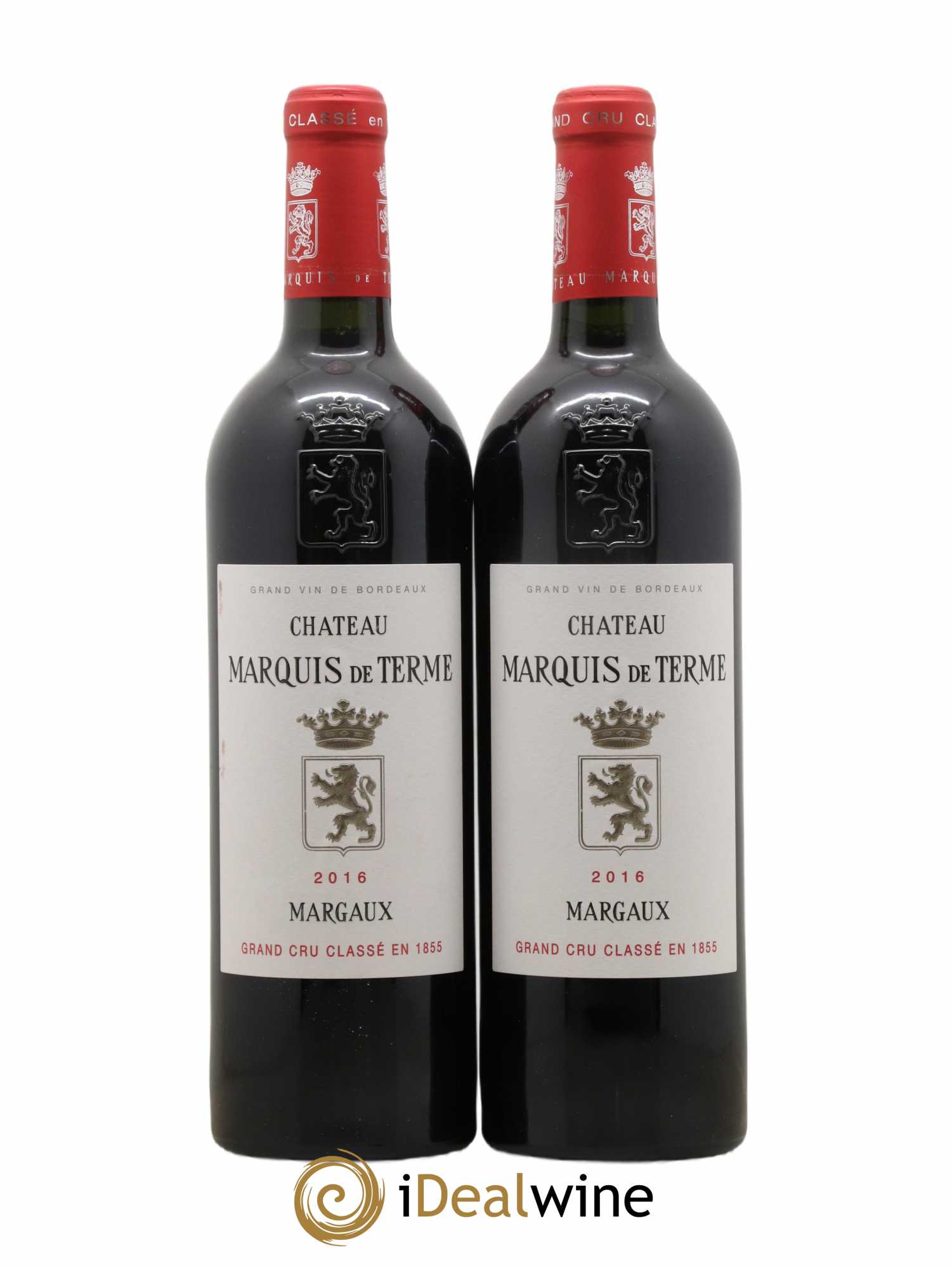 Château Marquis de Terme 4ème Grand Cru Classé 2016 - Lotto di 2 bottiglie - 0