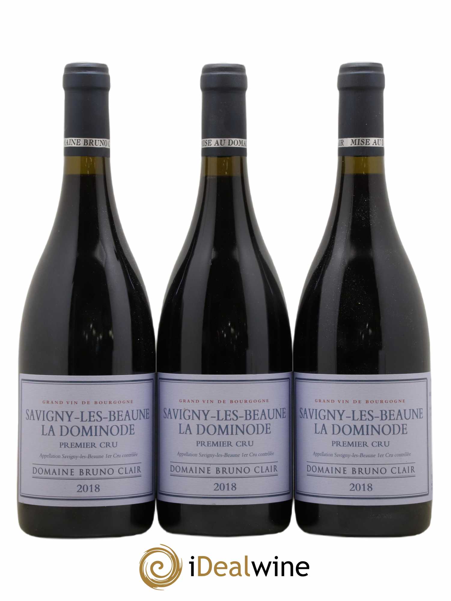 Savigny-lès-Beaune 1er Cru La Dominode Bruno Clair (Domaine) 2018 - Lot de 3 bouteilles - 0