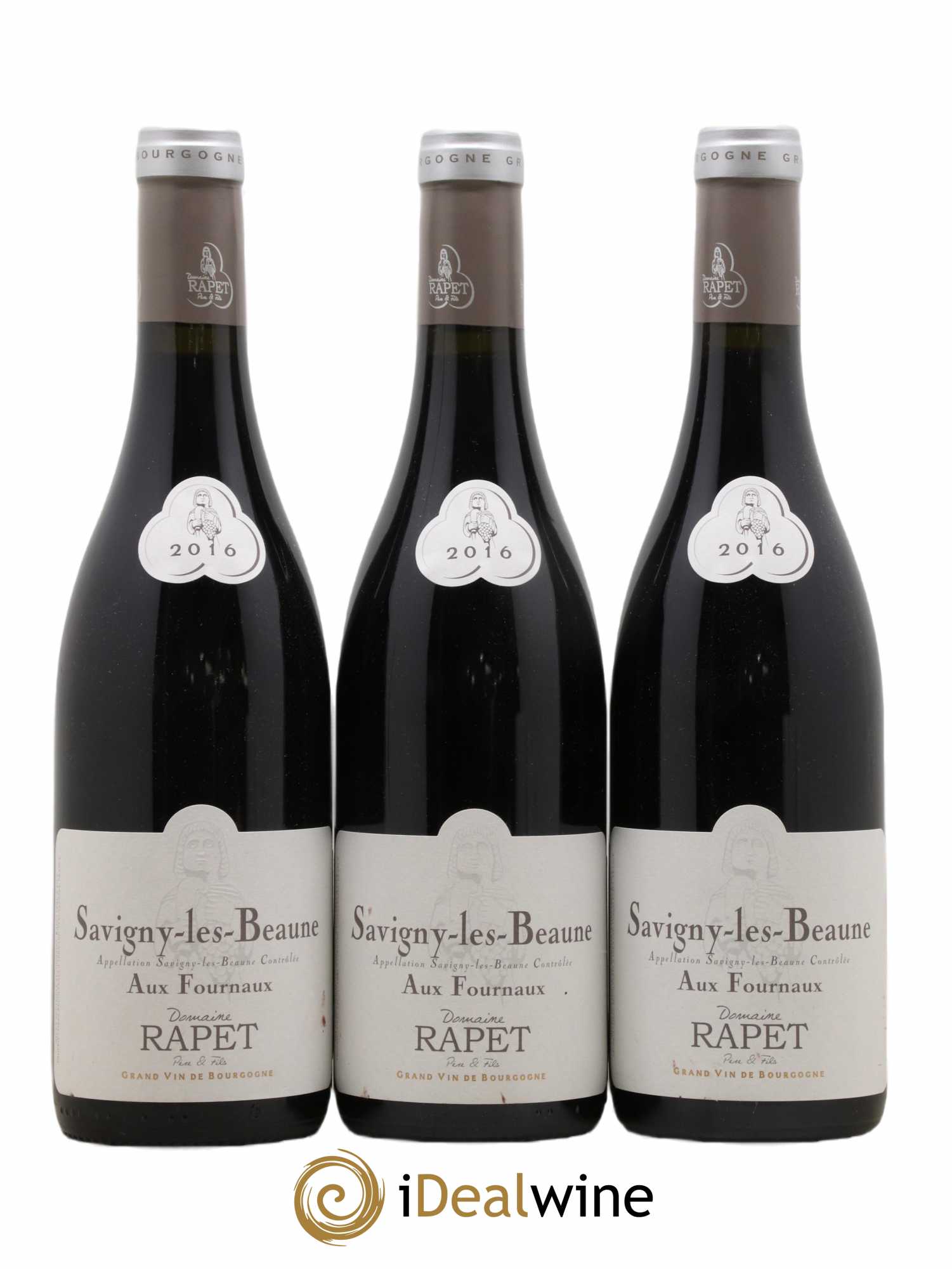 Savigny-lès-Beaune Aux Fournaux Rapet Père & Fils 2016 - Lot de 3 bouteilles - 0
