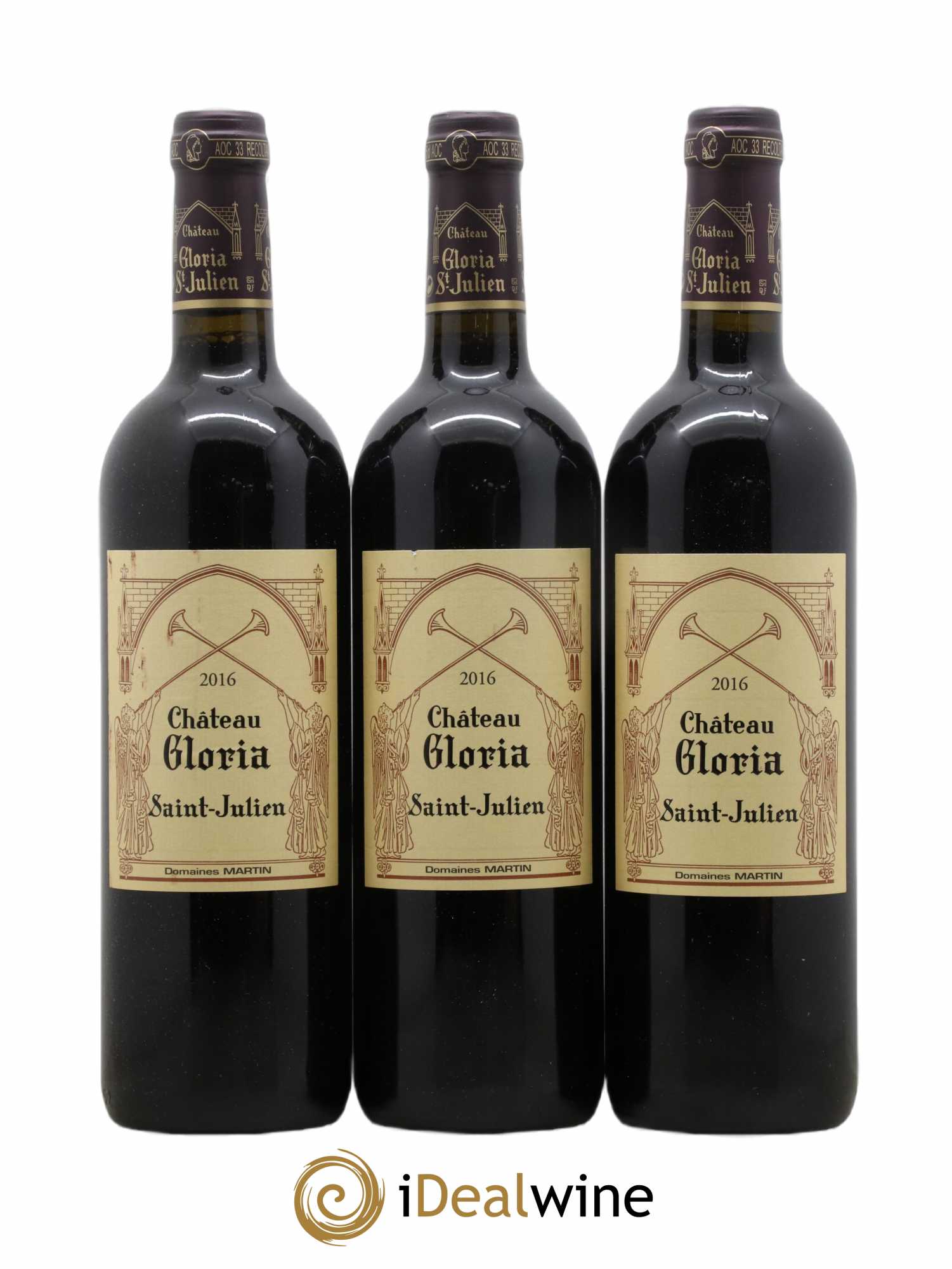 Château Gloria 2016 - Lot de 3 bouteilles - 0