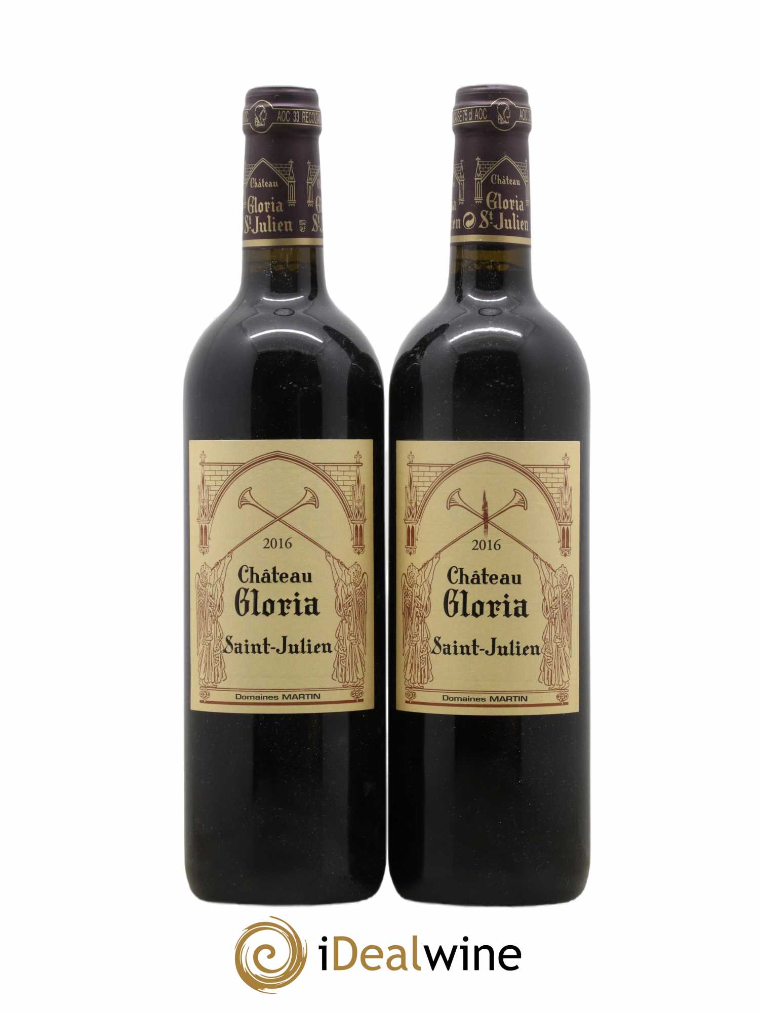 Château Gloria 2016 - Lot of 2 bottles - 0
