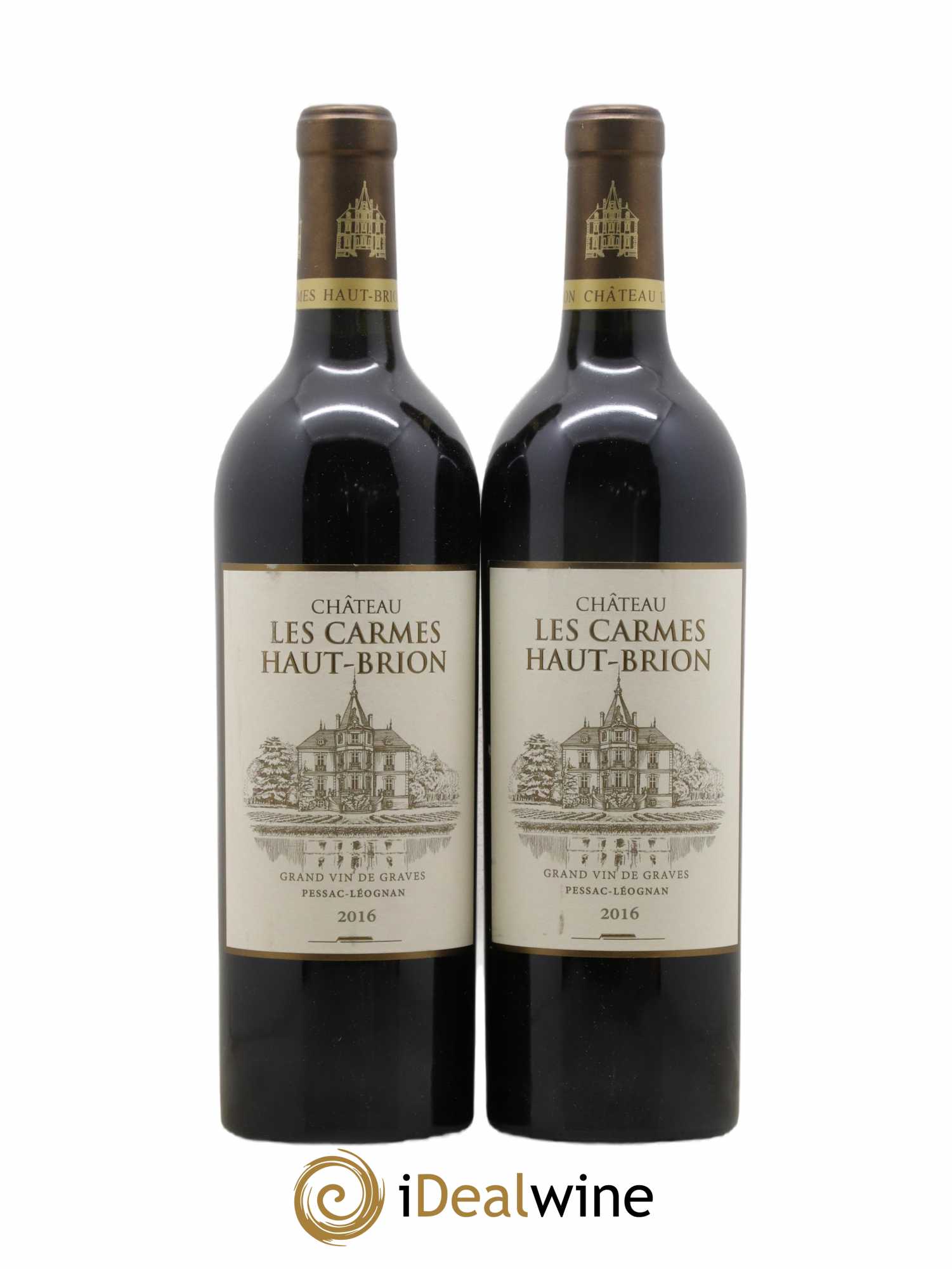 Château Les Carmes Haut-Brion 2016 - Lot de 2 bouteilles - 0