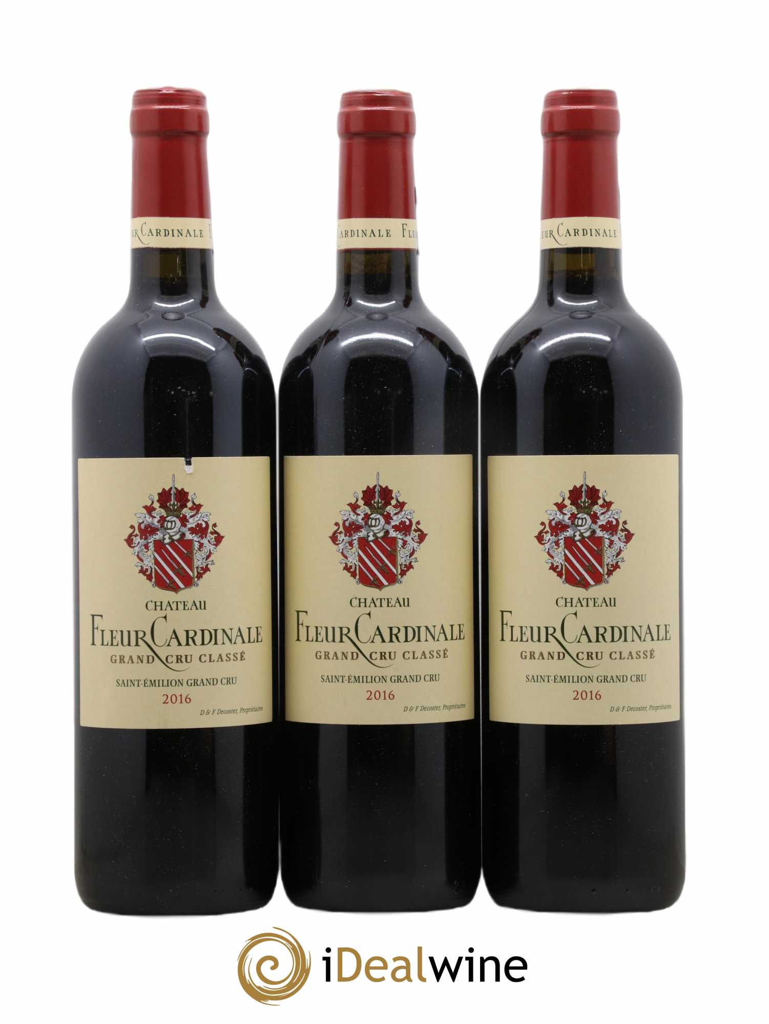 Château Fleur Cardinale Grand Cru Classé 2016 - Lot de 3 bouteilles - 0