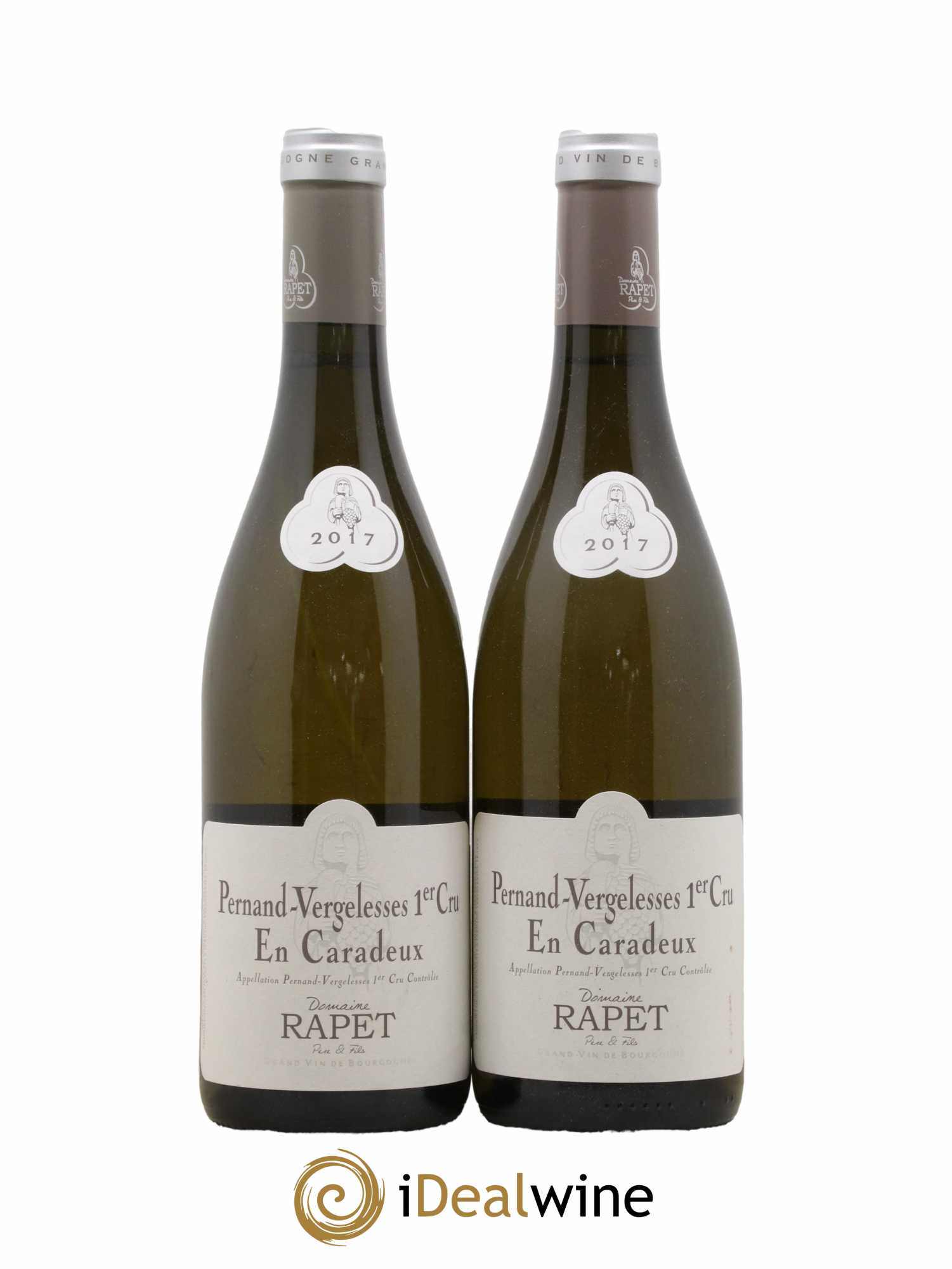 Pernand-Vergelesses 1er Cru En Caradeux Rapet Père & Fils 2017 - Lot de 2 bouteilles - 0