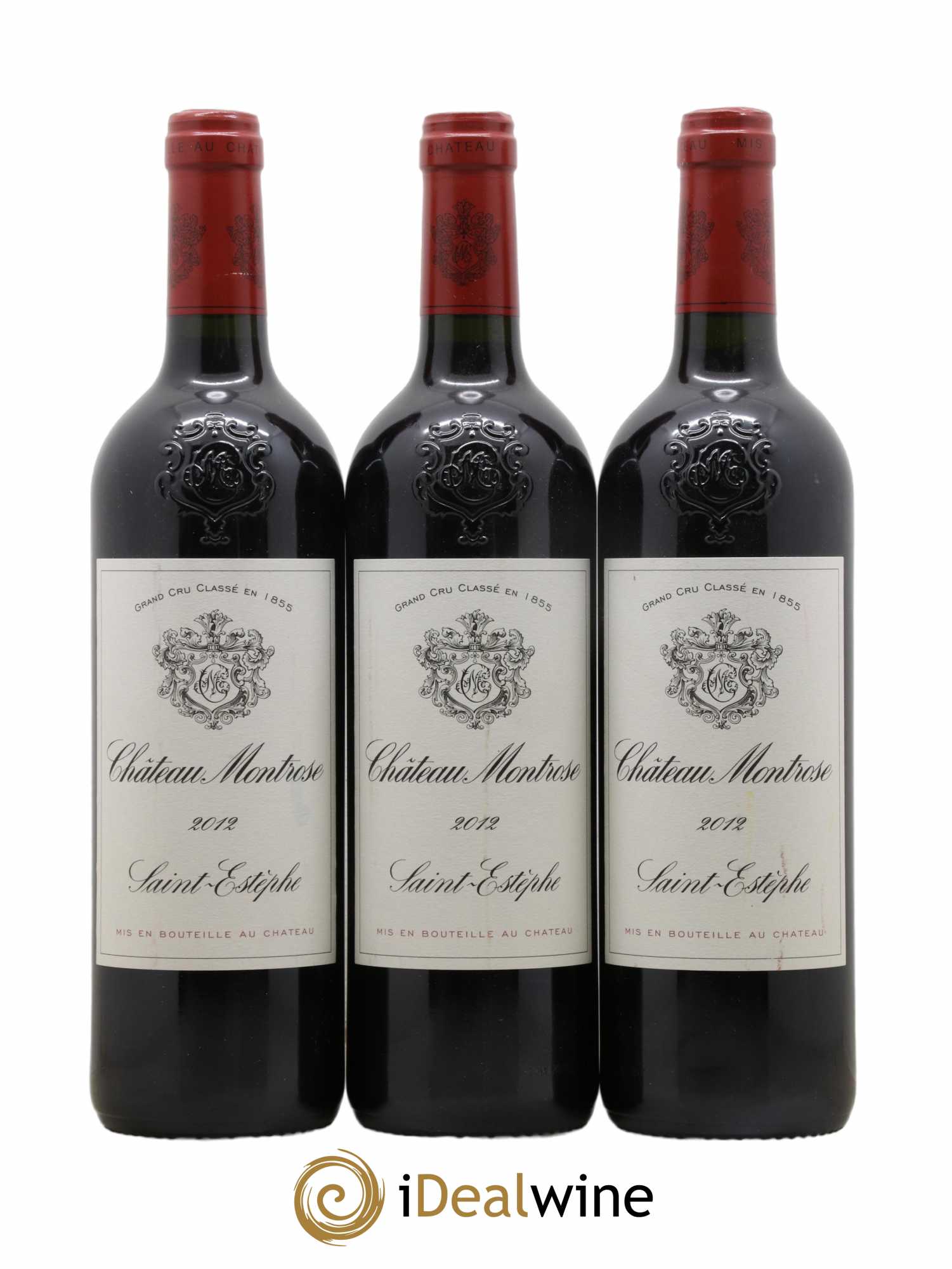 Château Montrose 2ème Grand Cru Classé 2012 - Lot de 3 bouteilles - 0