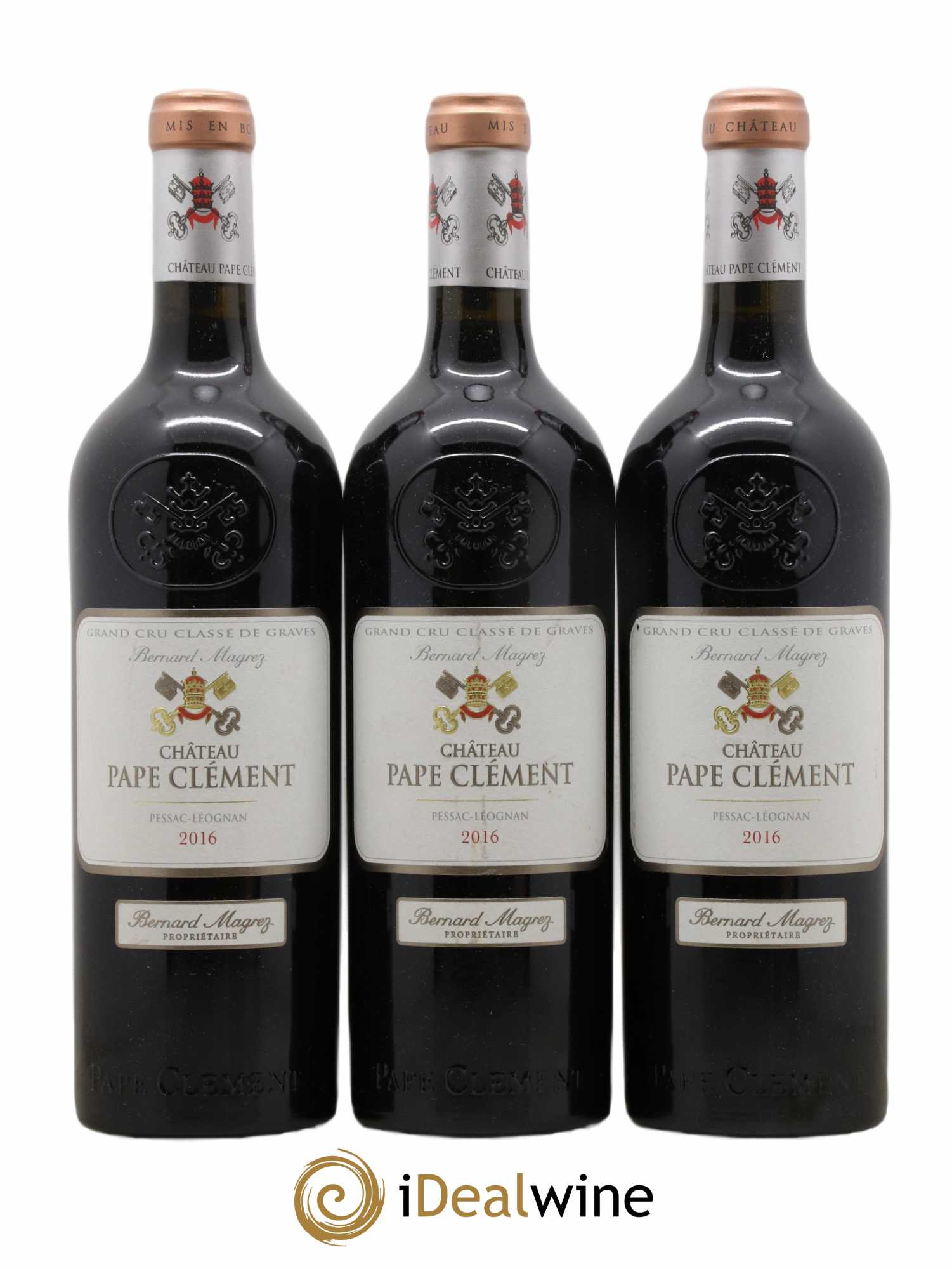Château Pape Clément Cru Classé de Graves 2016 - Lot de 3 bouteilles - 0