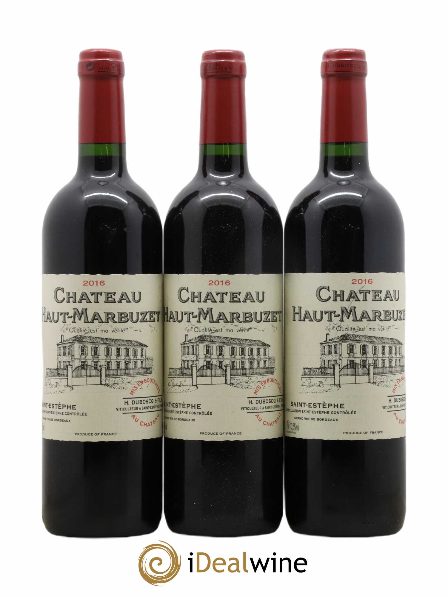 Château Haut Marbuzet 2016 - Lot de 3 bouteilles - 0