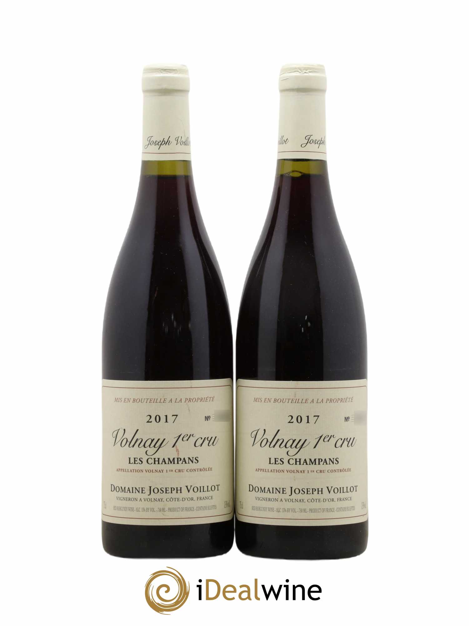 Volnay 1er Cru les Champans Joseph Voillot (Domaine) 2017 - Lot de 2 bouteilles - 0