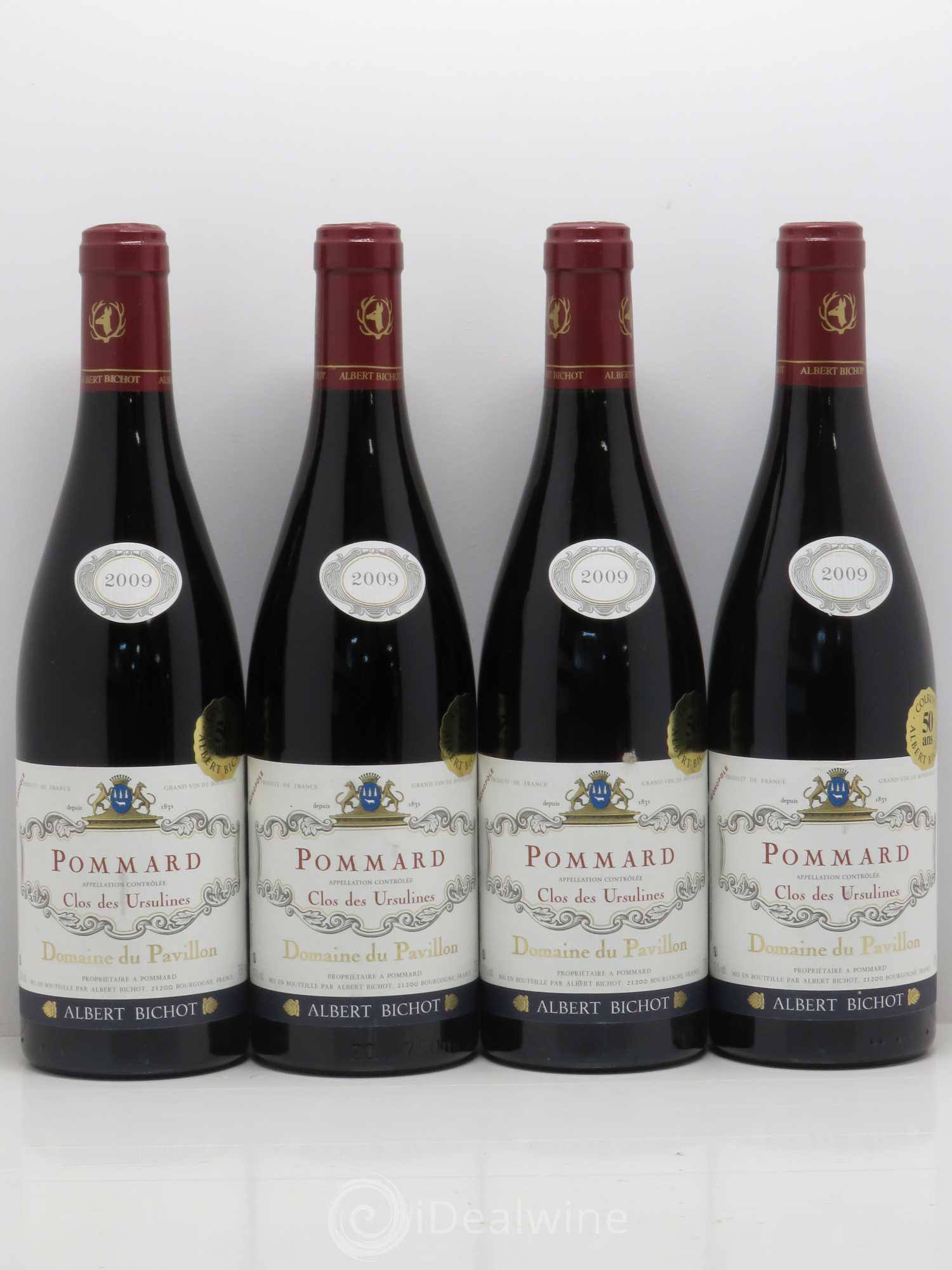 Pommard Clos des Ursulines Domaine du Pavillon - Albert Bichot 2009 - Lot de 4 bouteilles - 0