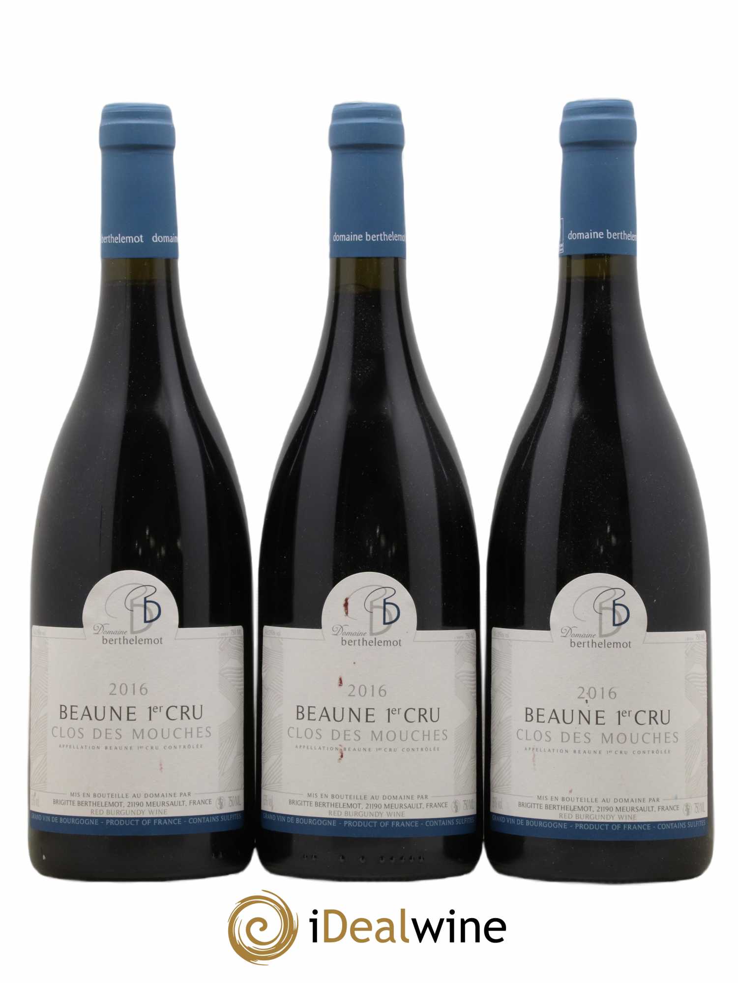 Beaune 1er Cru Clos Des Mouches Domaine Berthelemot 2016 - Lot de 3 bouteilles - 0