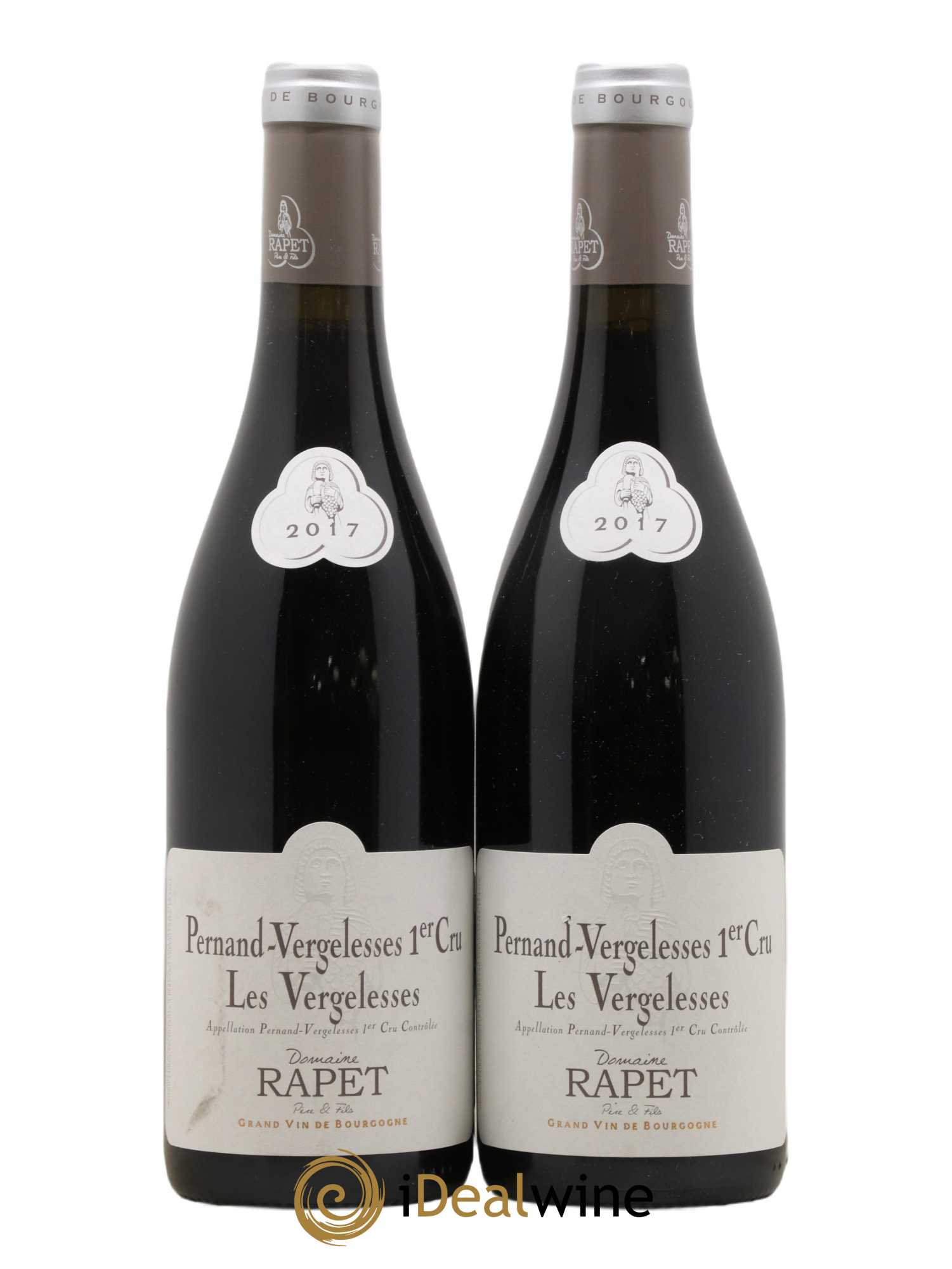 Pernand-Vergelesses 1er Cru Les Vergelesses Rapet Père & Fils 2017 - Lot de 2 bouteilles - 0