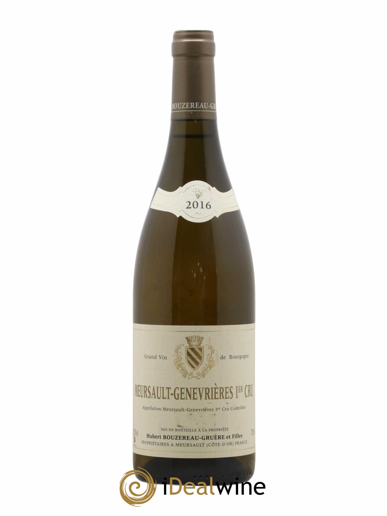 Meursault 1er Cru Les Genevrières Domaine Bouzereau Gruere 2016 - Posten von 1 Flasche - 0