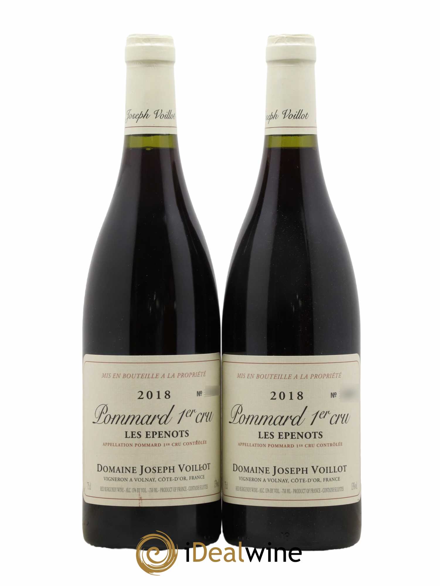 Pommard 1er Cru Les Epenots Joseph Voillot (Domaine) 2018 - Lot de 2 bouteilles - 0