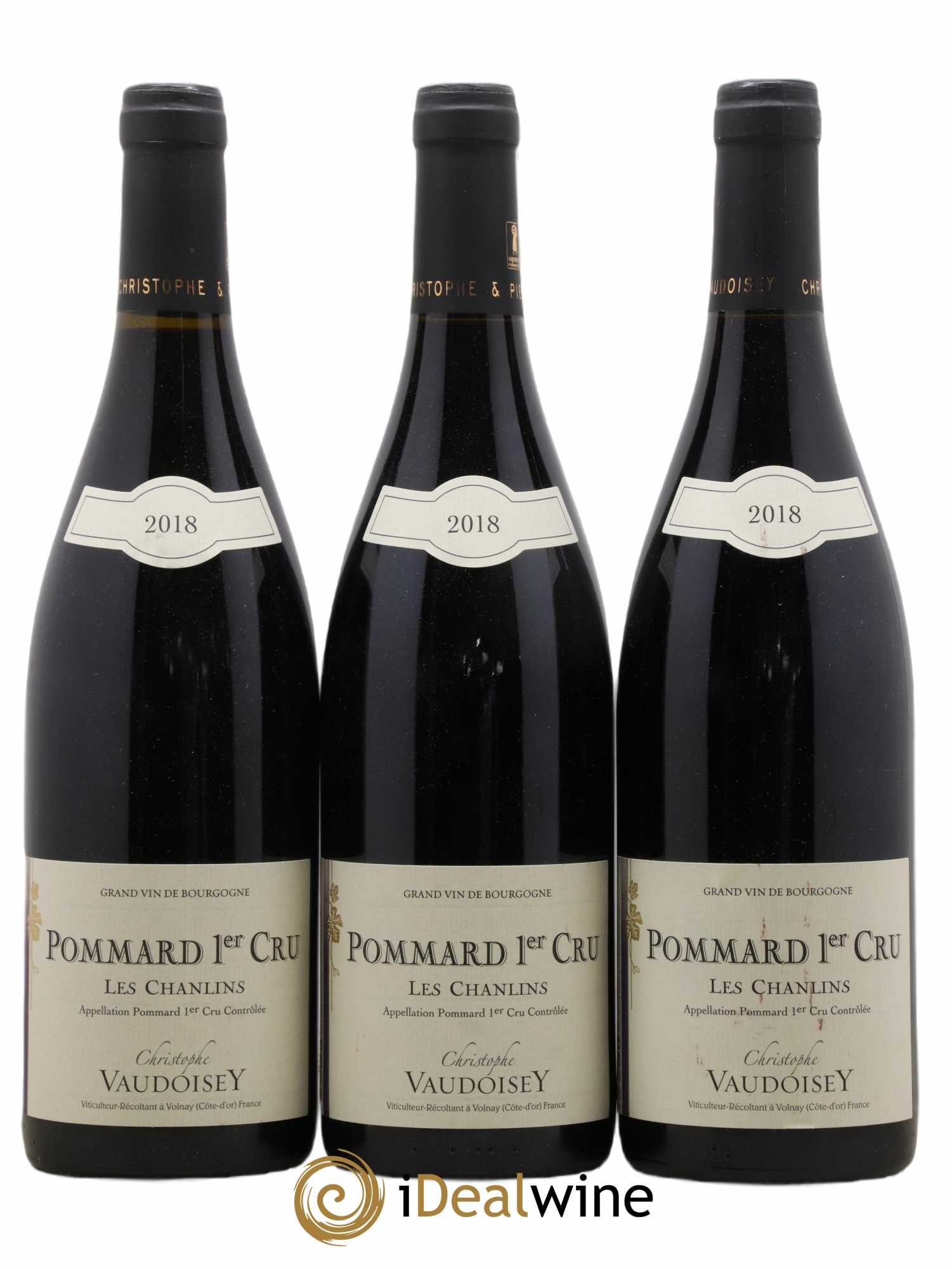 Pommard 1er Cru Les Chanlins Domaine C. Vaudoisey 2018 - Posten von 3 Flaschen - 0