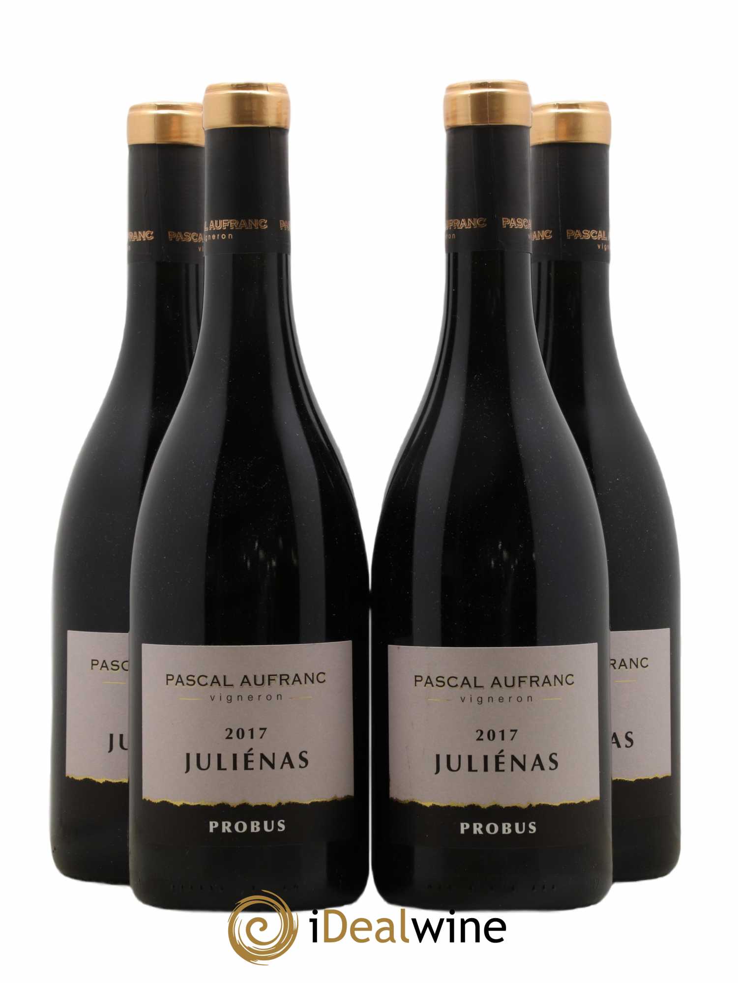 Juliénas Probus Domaine Aufranc (sans prix de réserve) 2017 - Lot de 4 bouteilles - 0