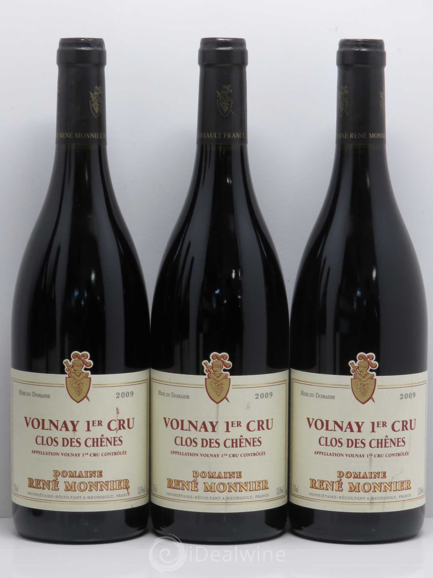 Volnay 1er Cru Clos des Chênes - Monnier 2009 - Posten von 6 Flaschen - 1
