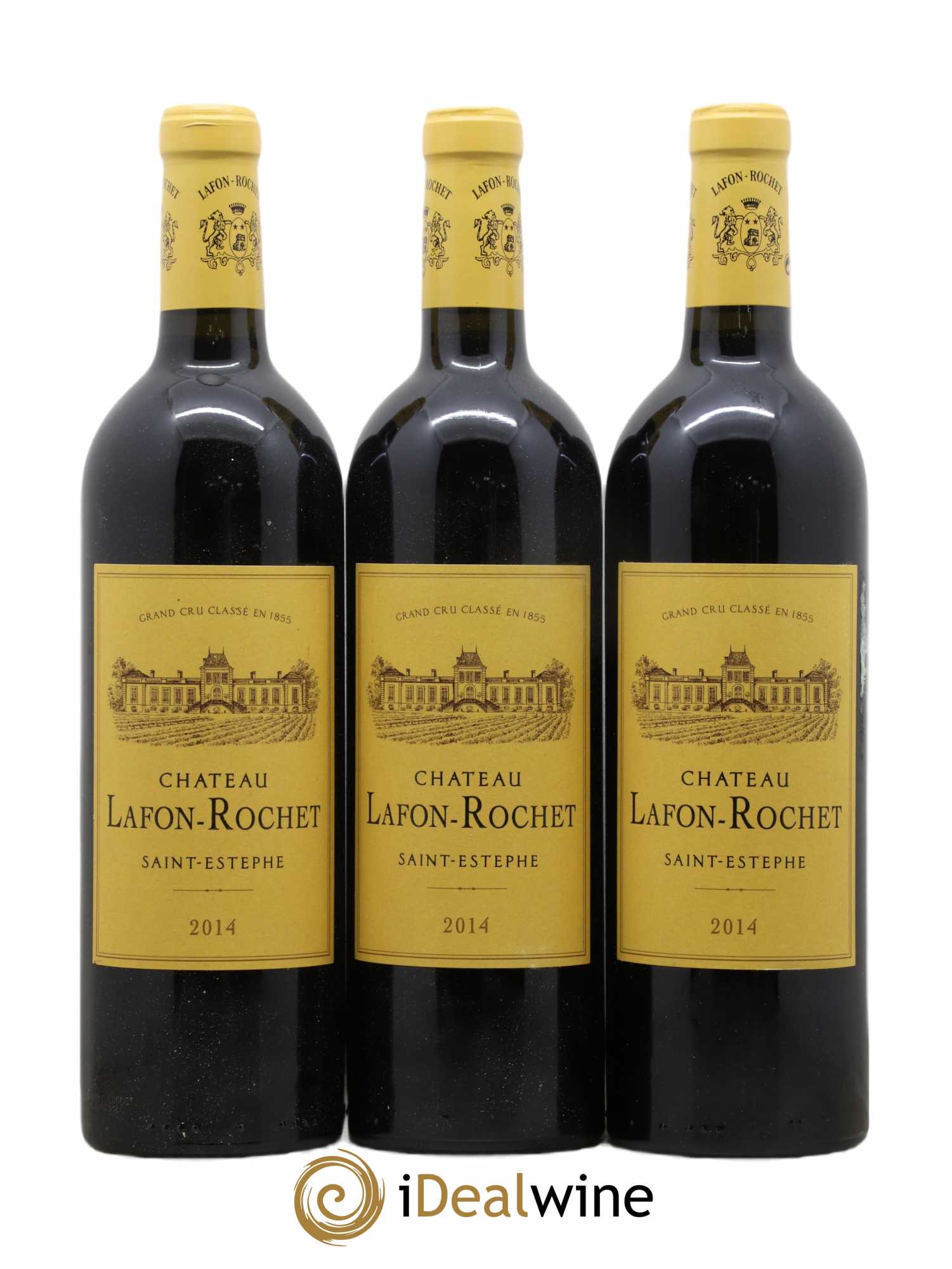 Château Lafon Rochet 4ème Grand Cru Classé 2014 - Lot de 3 bouteilles - 0