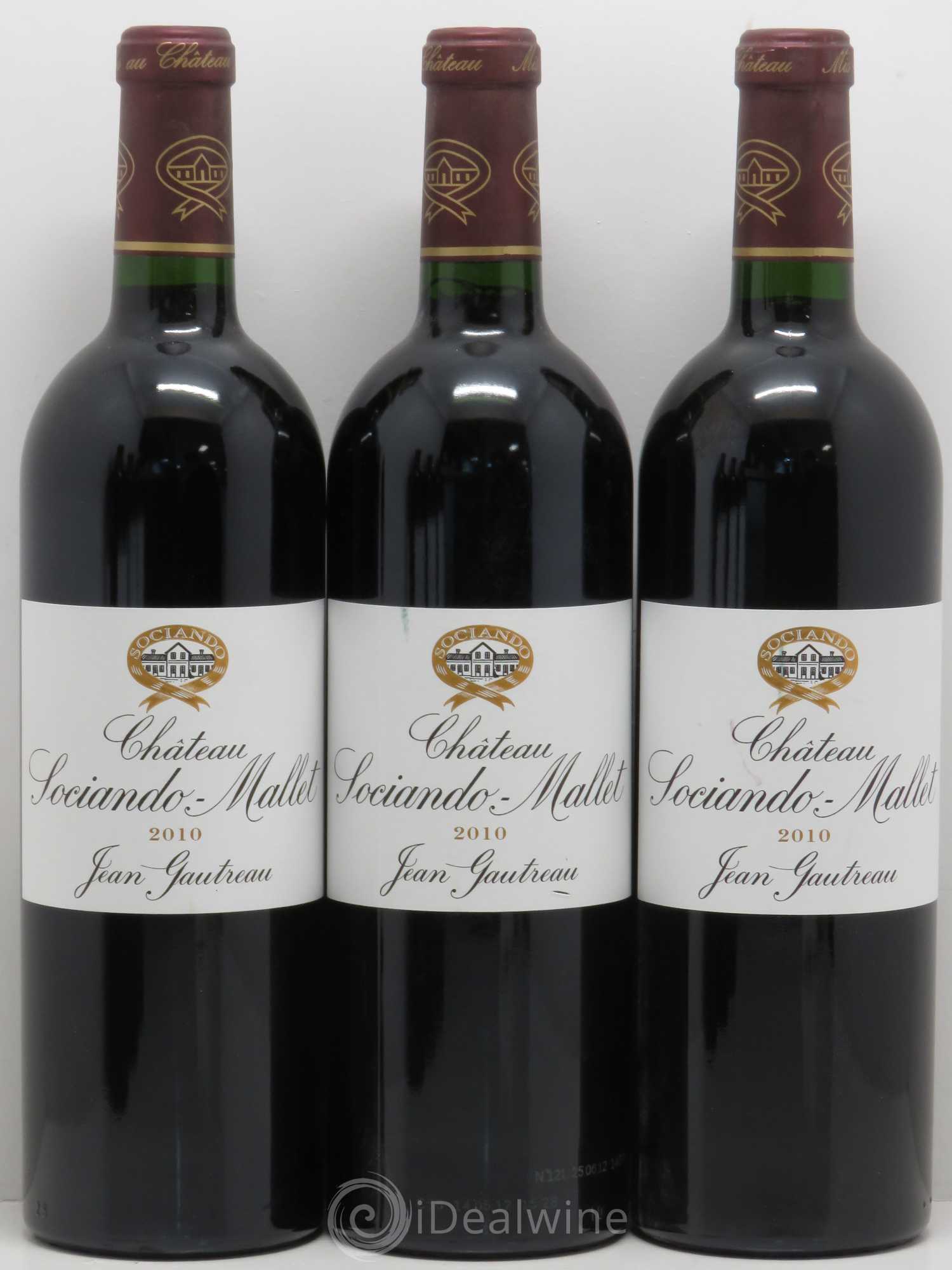 Château Sociando Mallet 2010 - Lot de 6 bouteilles - 1